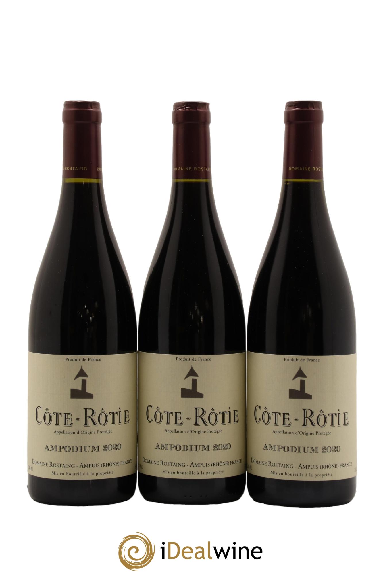 Côte-Rôtie Ampodium René Rostaing 2020 - Lotto di 3 bottiglie - 0