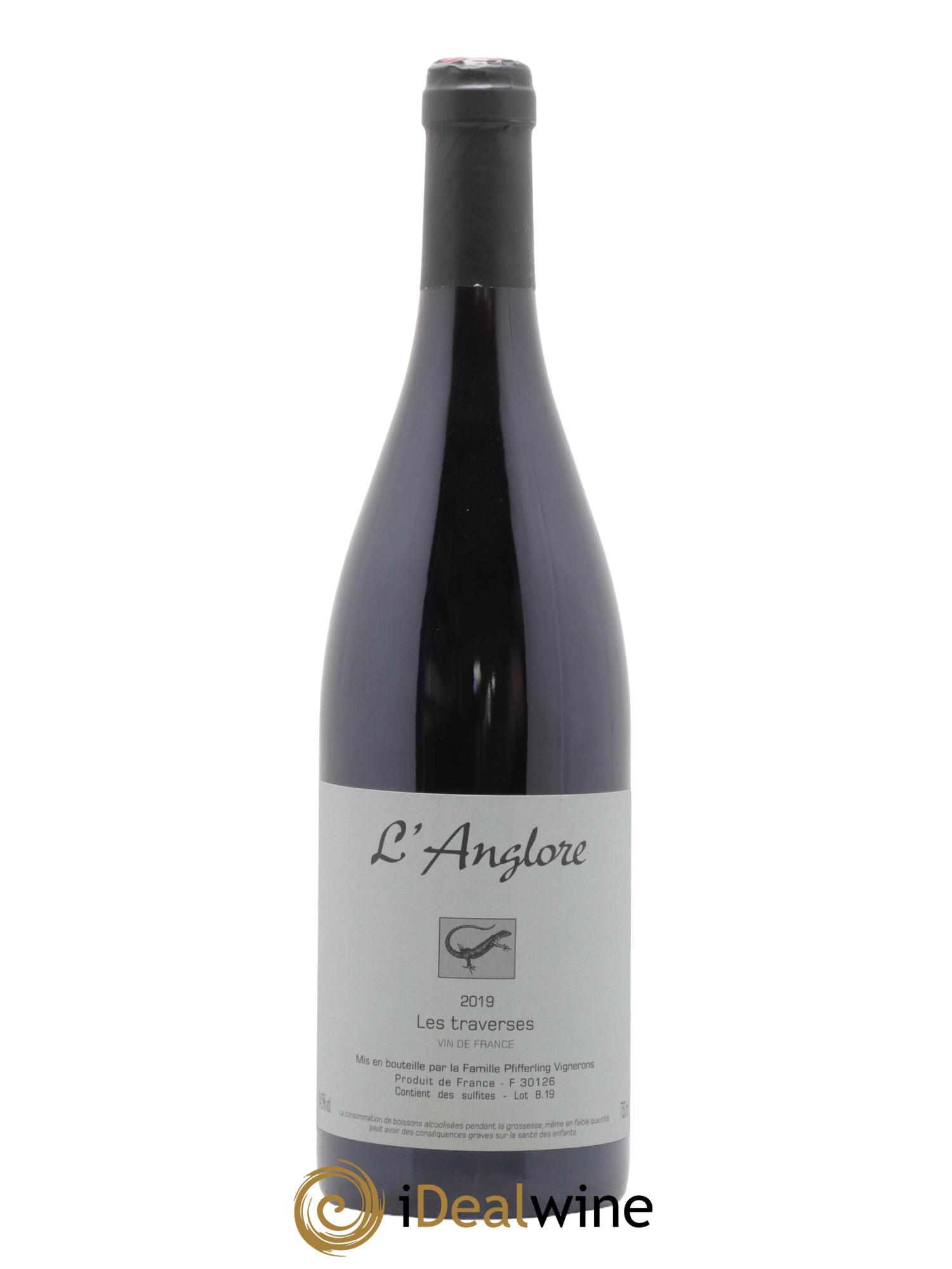Vin de France Les Traverses L'Anglore 2019 - Lot de 1 bouteille - 0