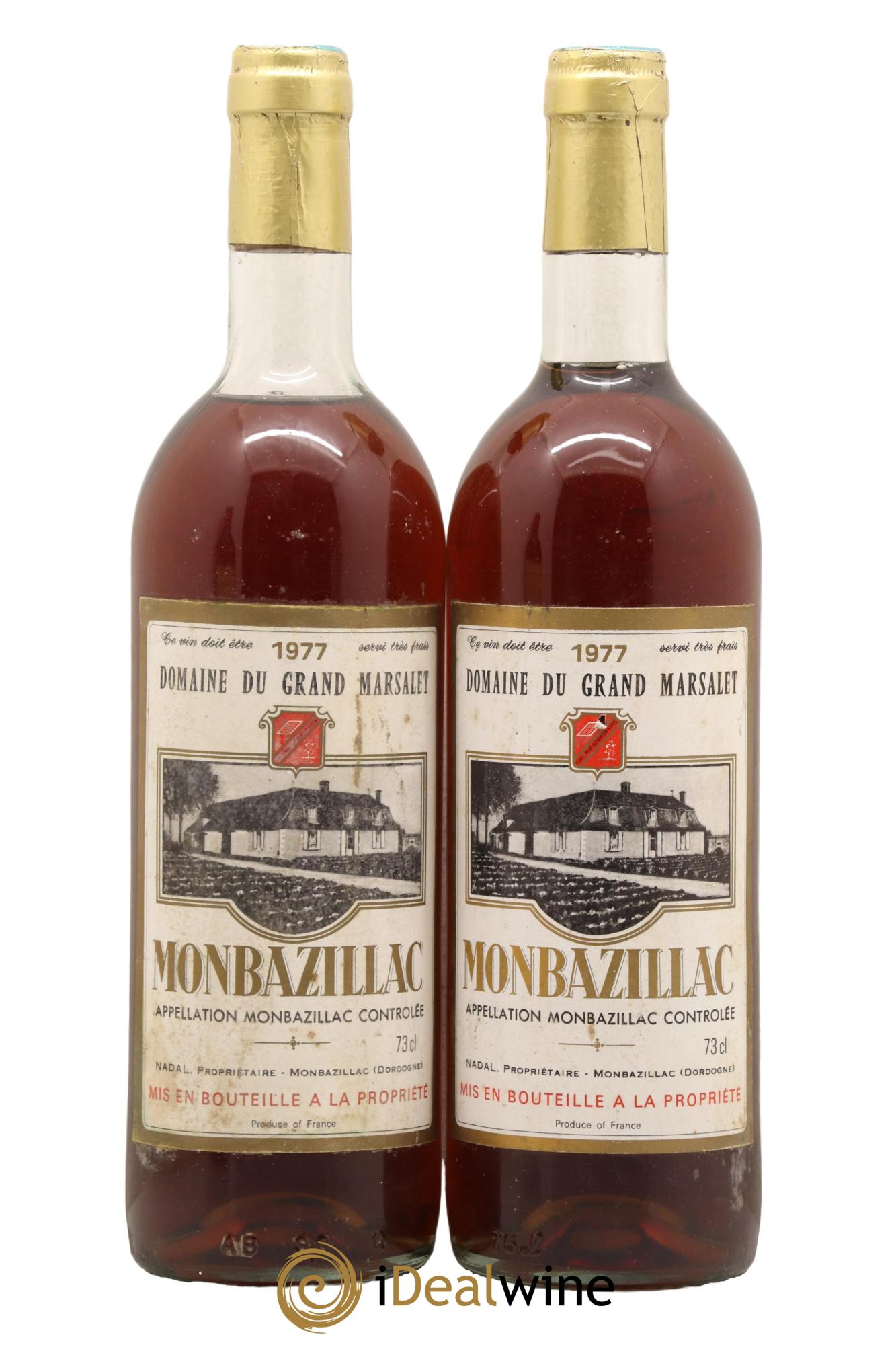 Monbazillac Domaine du Grand Marsalet 1977 - Lotto di 2 bottiglie - 0
