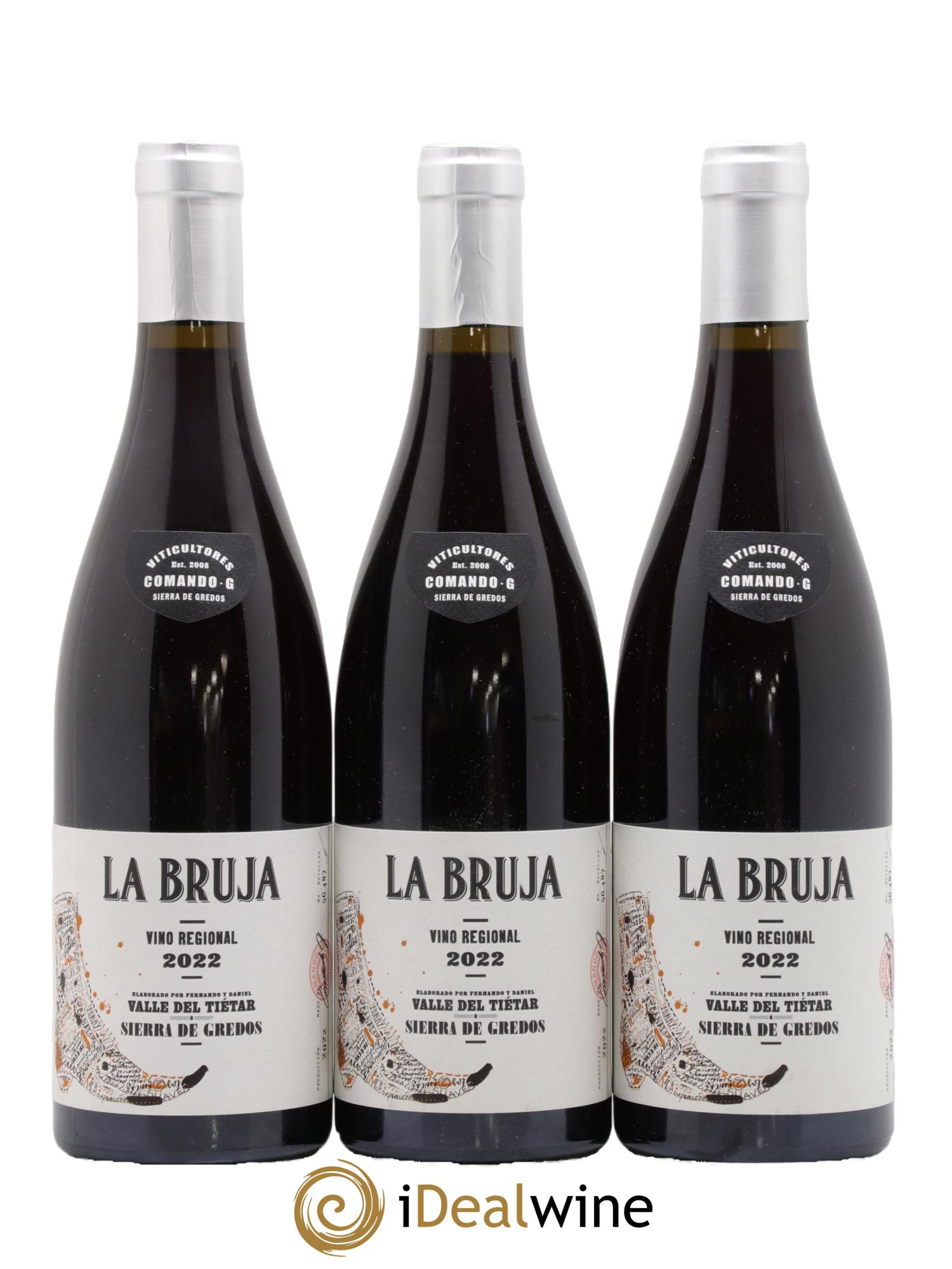 Vinos de Madrid DO Comando G La Bruja de Rozas 2022 - Lot de 3 bouteilles - 0