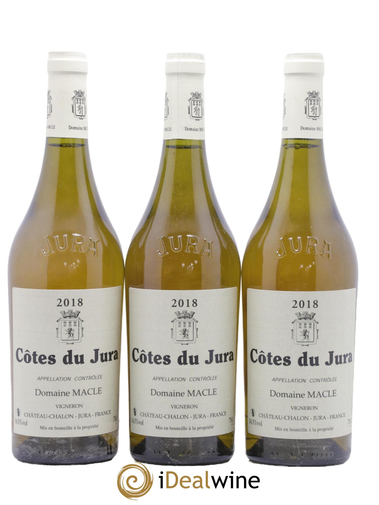 Côtes du Jura Jean Macle 2018 - Posten von 3 Flaschen - 0