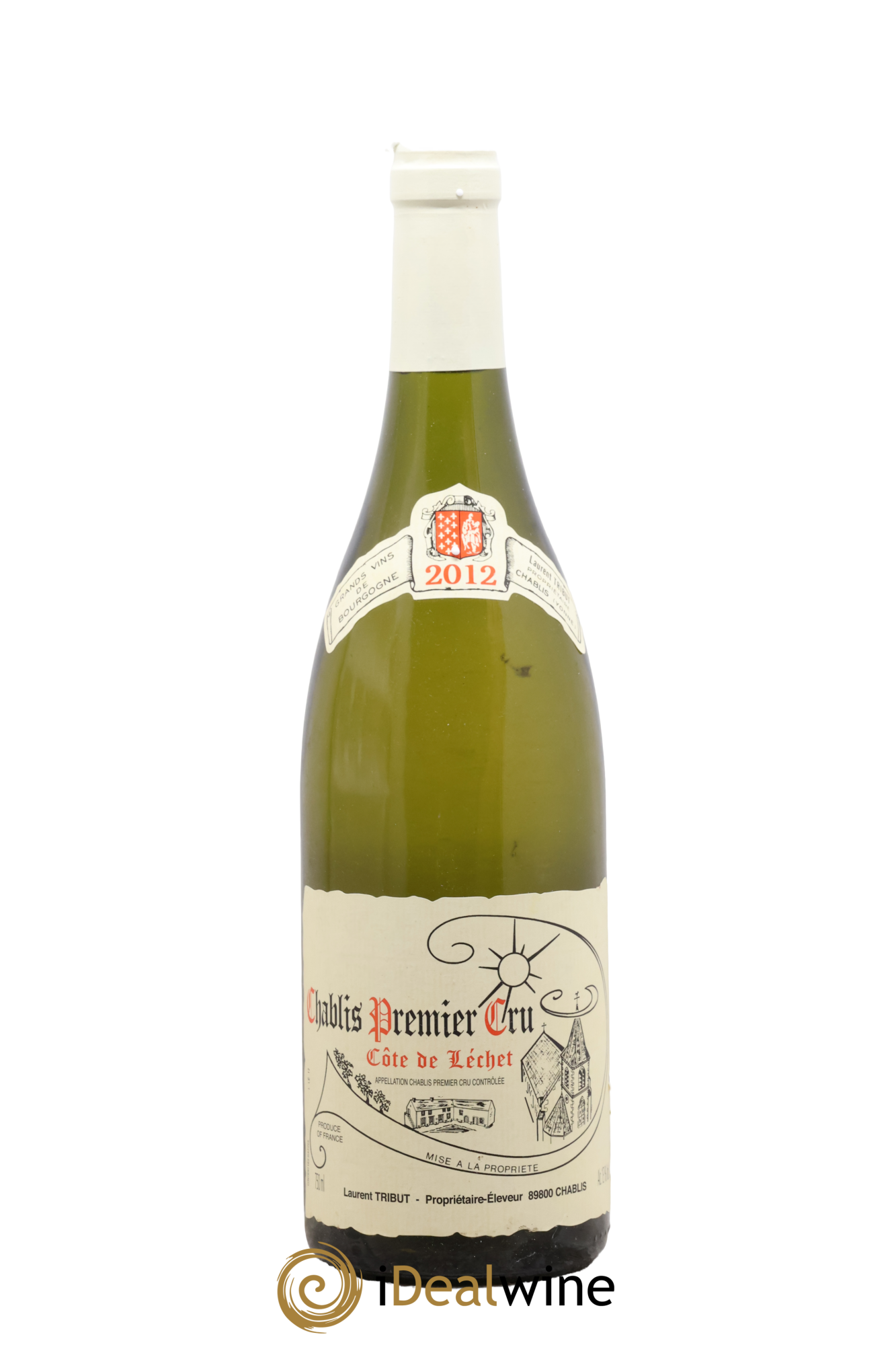 Chablis 1er Cru Côte de Lechet Laurent Tribut 2012 - Lot de 1 bouteille - 0
