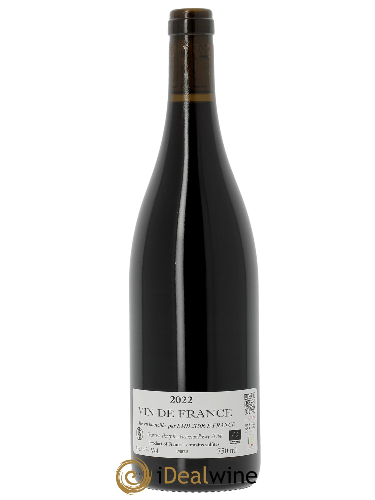 Vin de France Pinot noir Prieuré Roch 2022 - Lot de 1 bouteille - 1