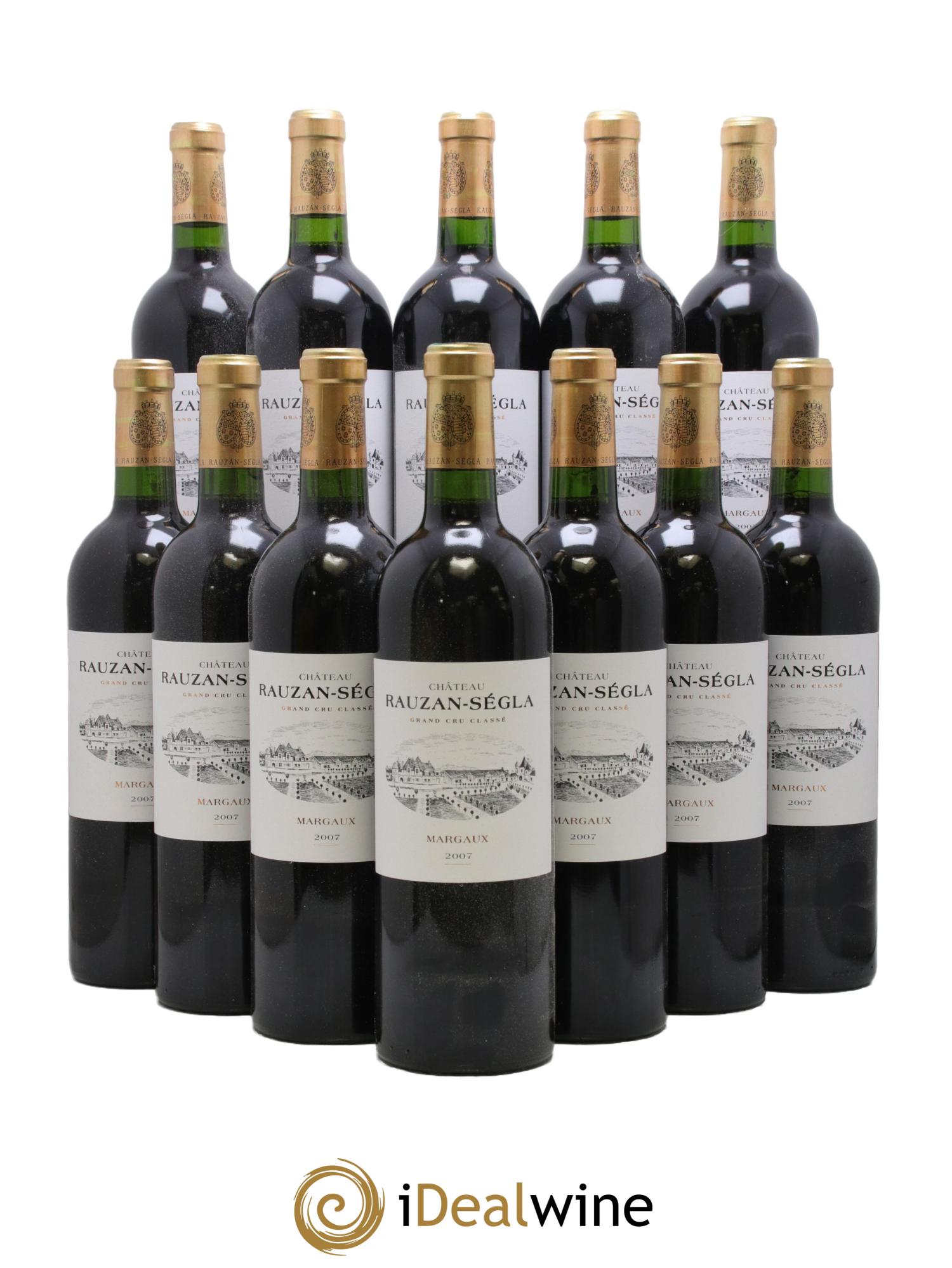 Château Rauzan Ségla Grand Cru Classé 2007 - Posten von 12 Flaschen - 0