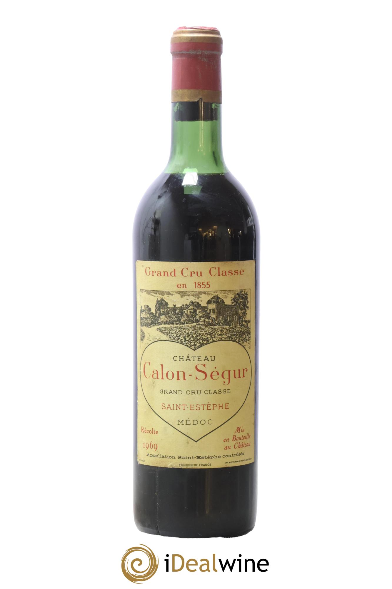 Château Calon Ségur 3ème Grand Cru Classé 1969 - Lot of 1 bottle - 0