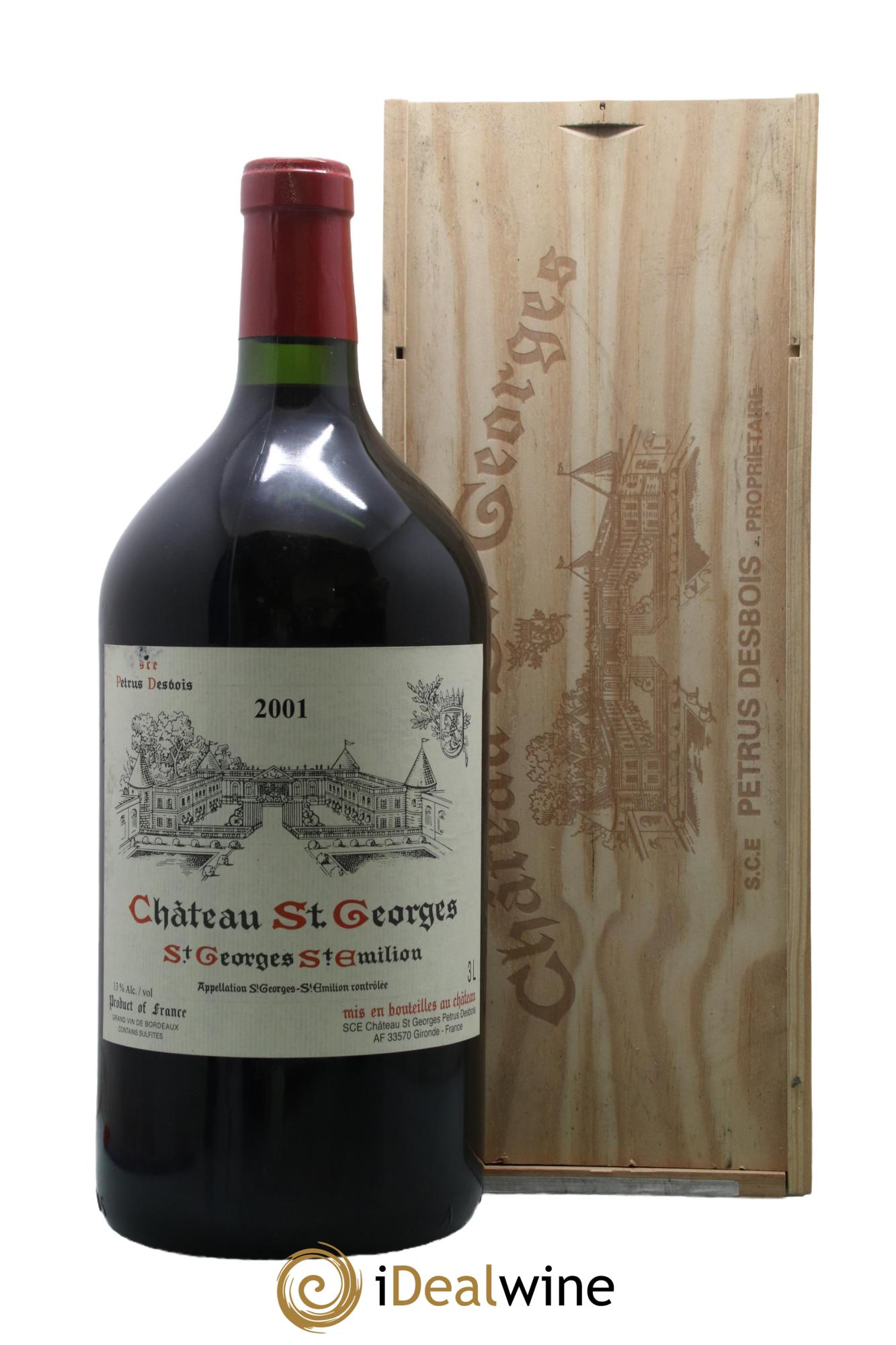 Château Saint-Georges 2001 - Lot de 1 double magnum - 0