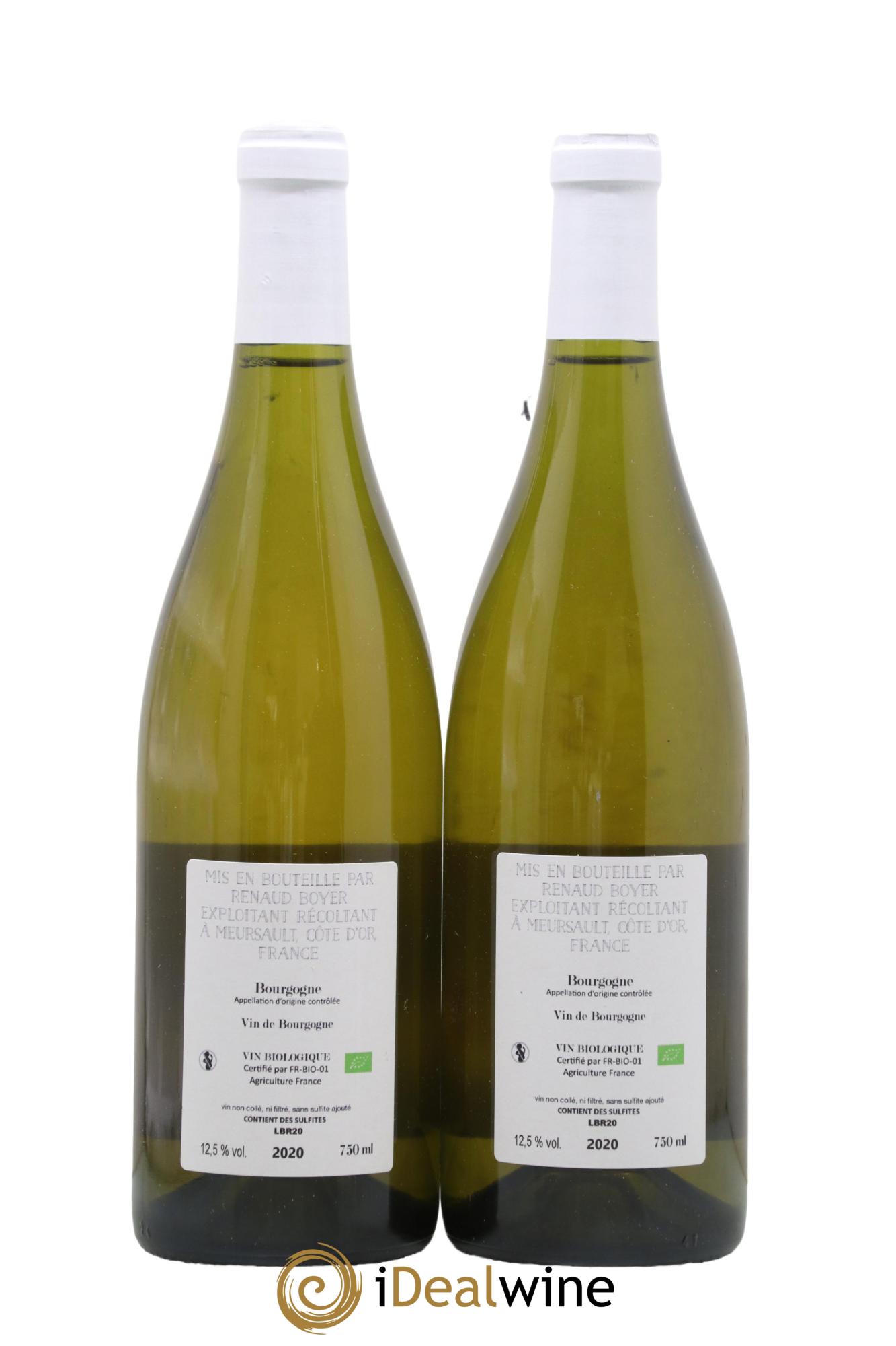 Bourgogne Les Riaux Renaud Boyer 2020 - Lotto di 2 bottiglie - 1