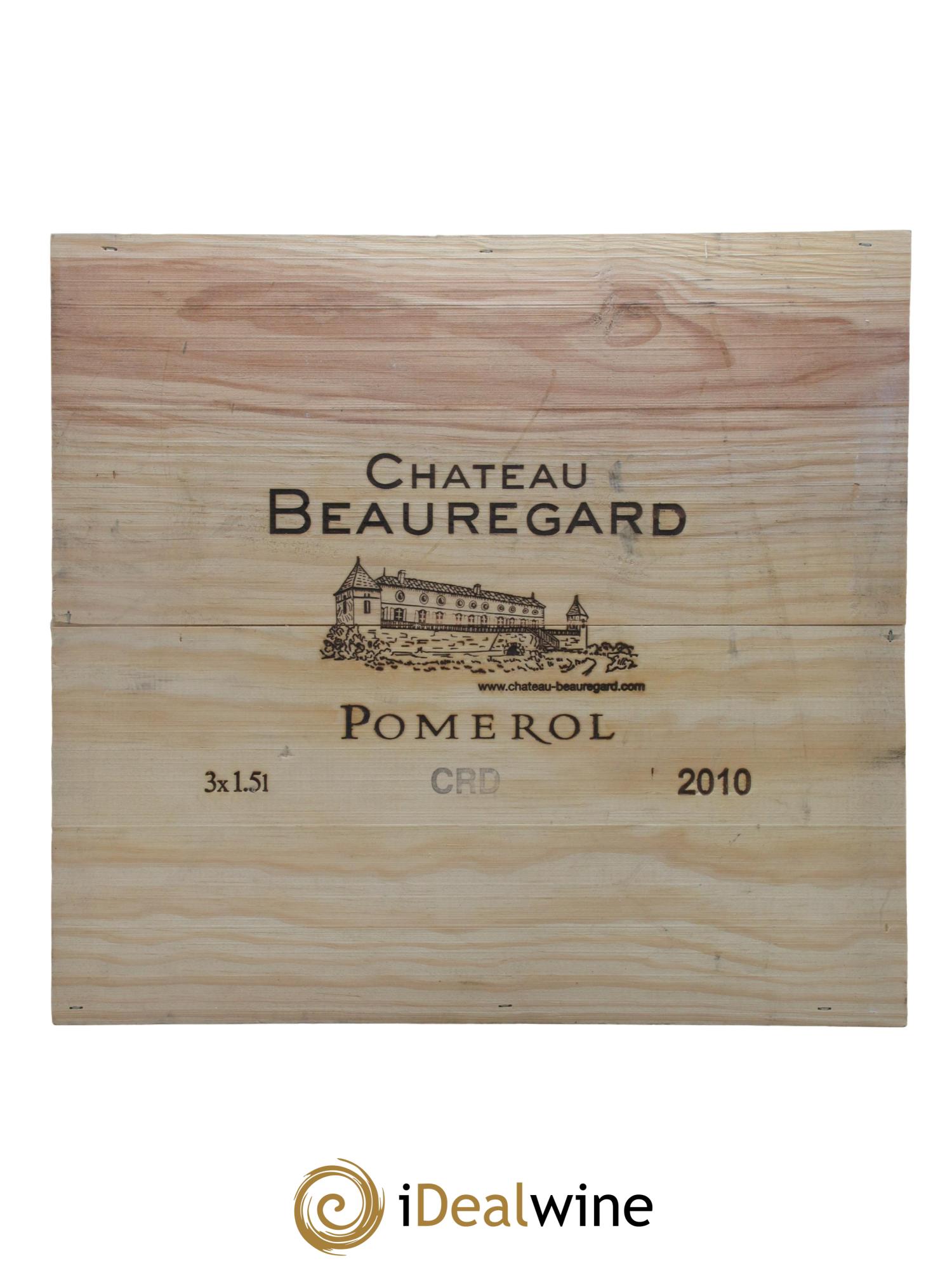 Château Beauregard 2010 - Lotto di 3 magnum - 1