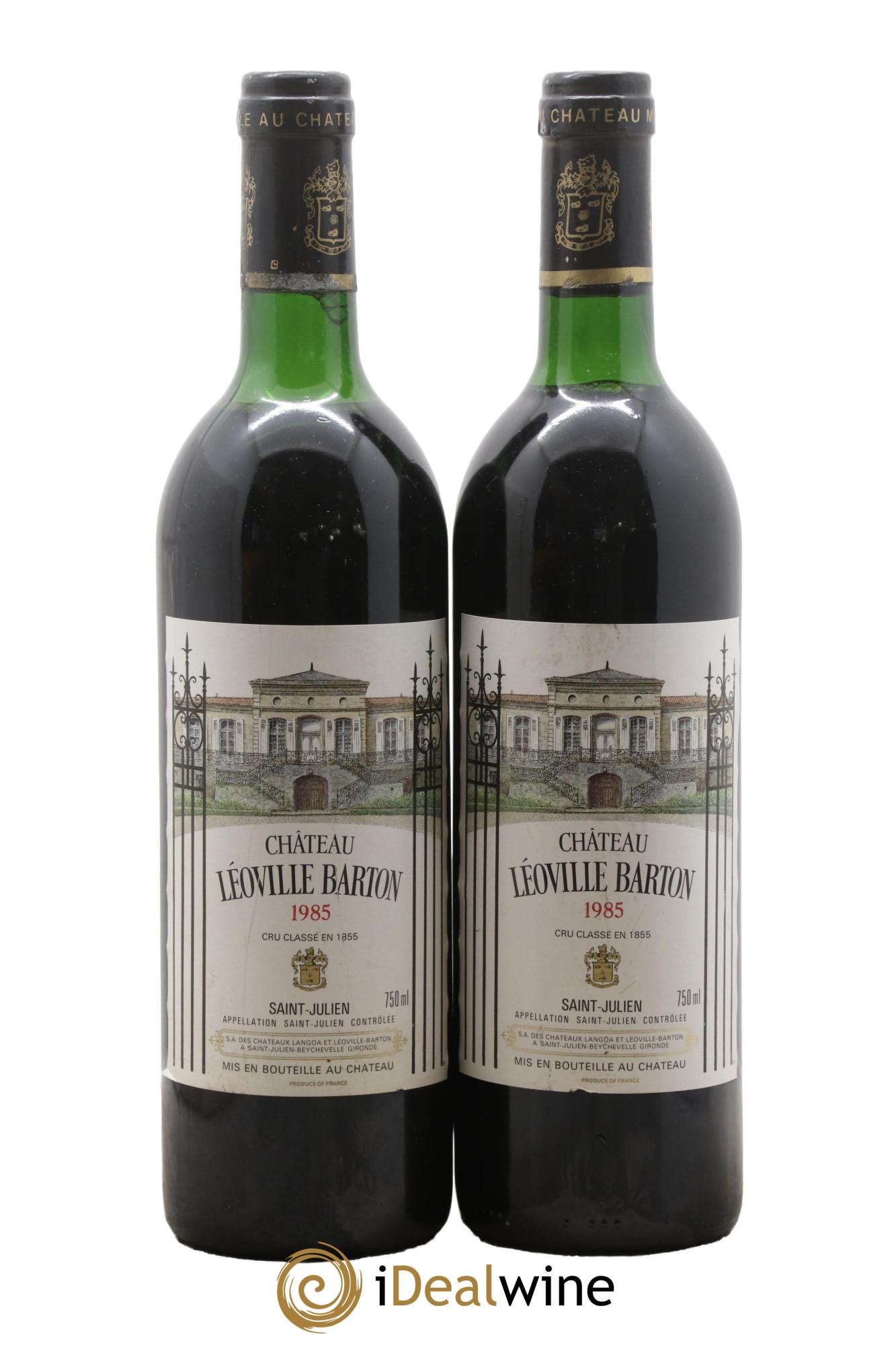 Château Léoville Barton 2ème Grand Cru Classé 1985 - Posten von 2 Flaschen - 0