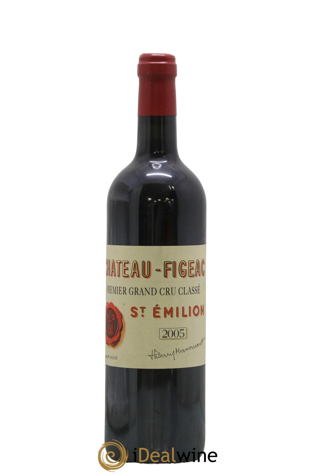 Château Figeac 1er Grand Cru Classé A 2005 - Lot of 1 bottle - 0