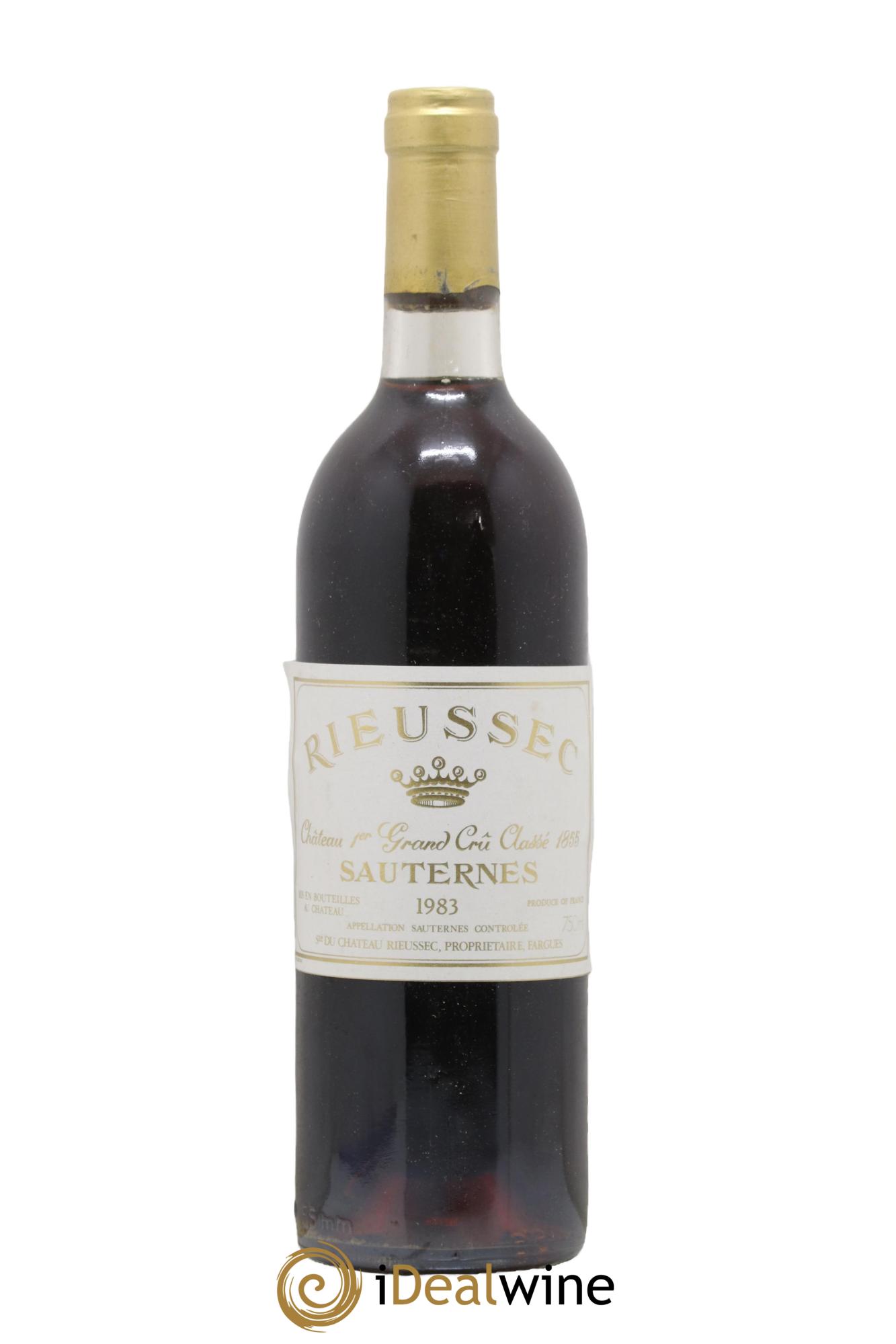 Château Rieussec 1er Grand Cru Classé 1983 - Posten von 1 Flasche - 0