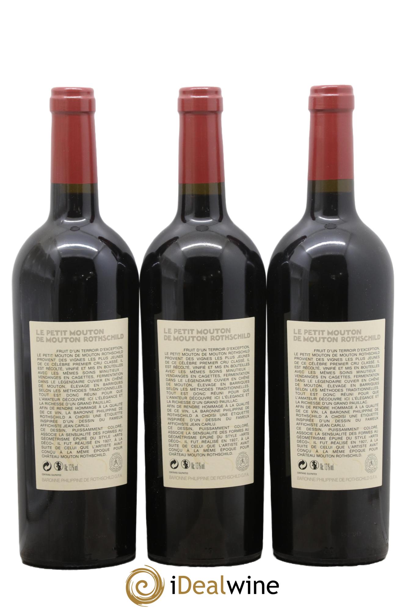 Petit Mouton Second Vin 2008 - Lot de 3 bouteilles - 1