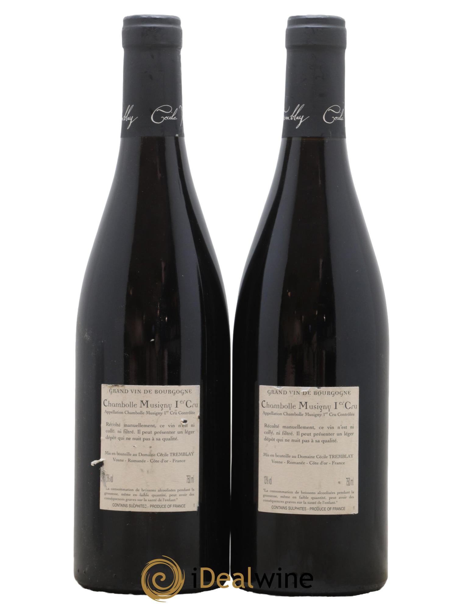 Chambolle-Musigny 1er Cru Les Feusselottes Cécile Tremblay 2012 - Lotto di 2 bottiglie - 1