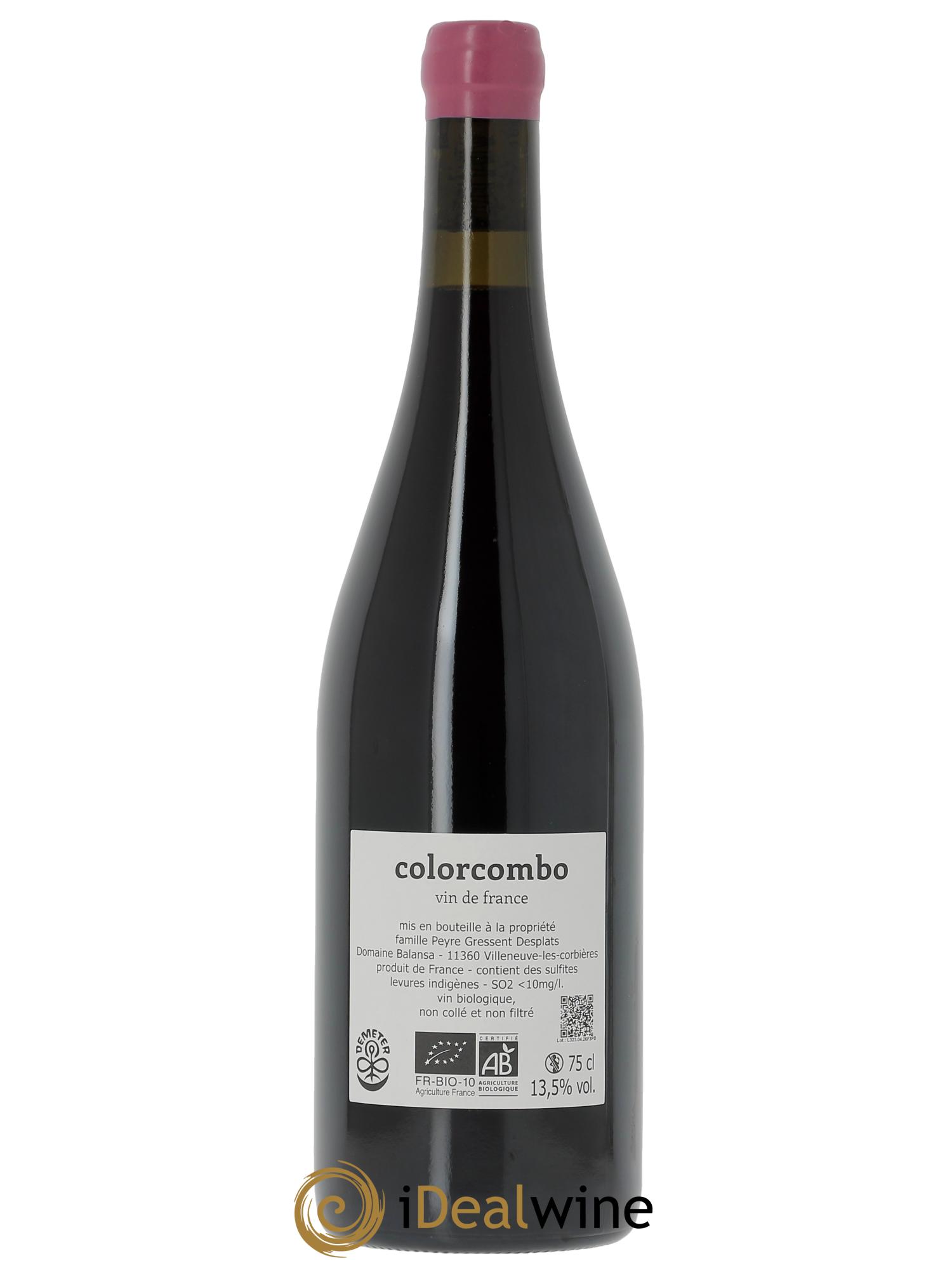 Vin de France Colorcombo Balansa (Domaine)  2025 - Posten von 1 Flasche - 1