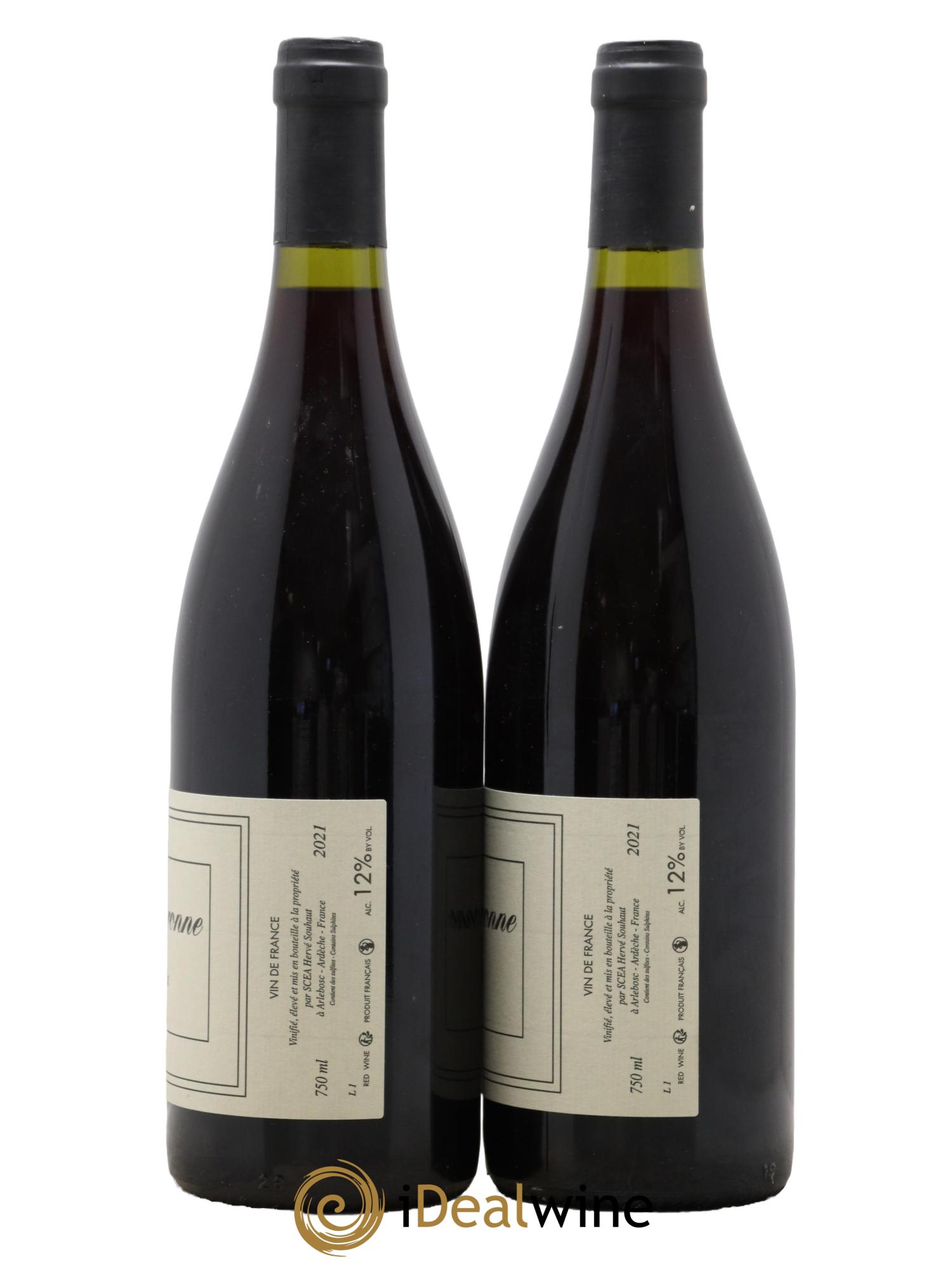 Vin de France La Souteronne Hervé Souhaut - Domaine Romaneaux-Destezet 2021 - Lot de 2 bouteilles - 1