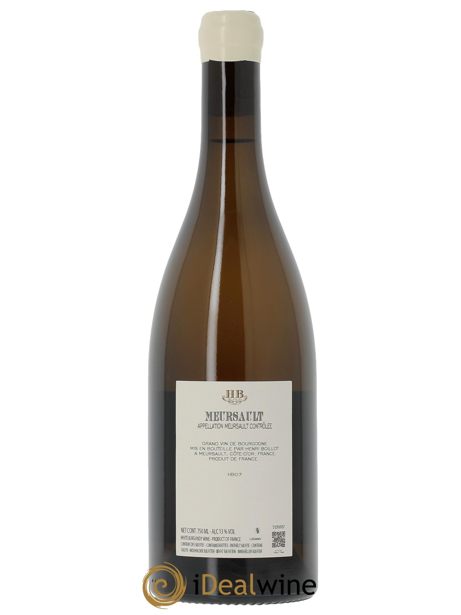 Meursault Henri Boillot (Domaine)  2024 - Posten von 1 Flasche - 1