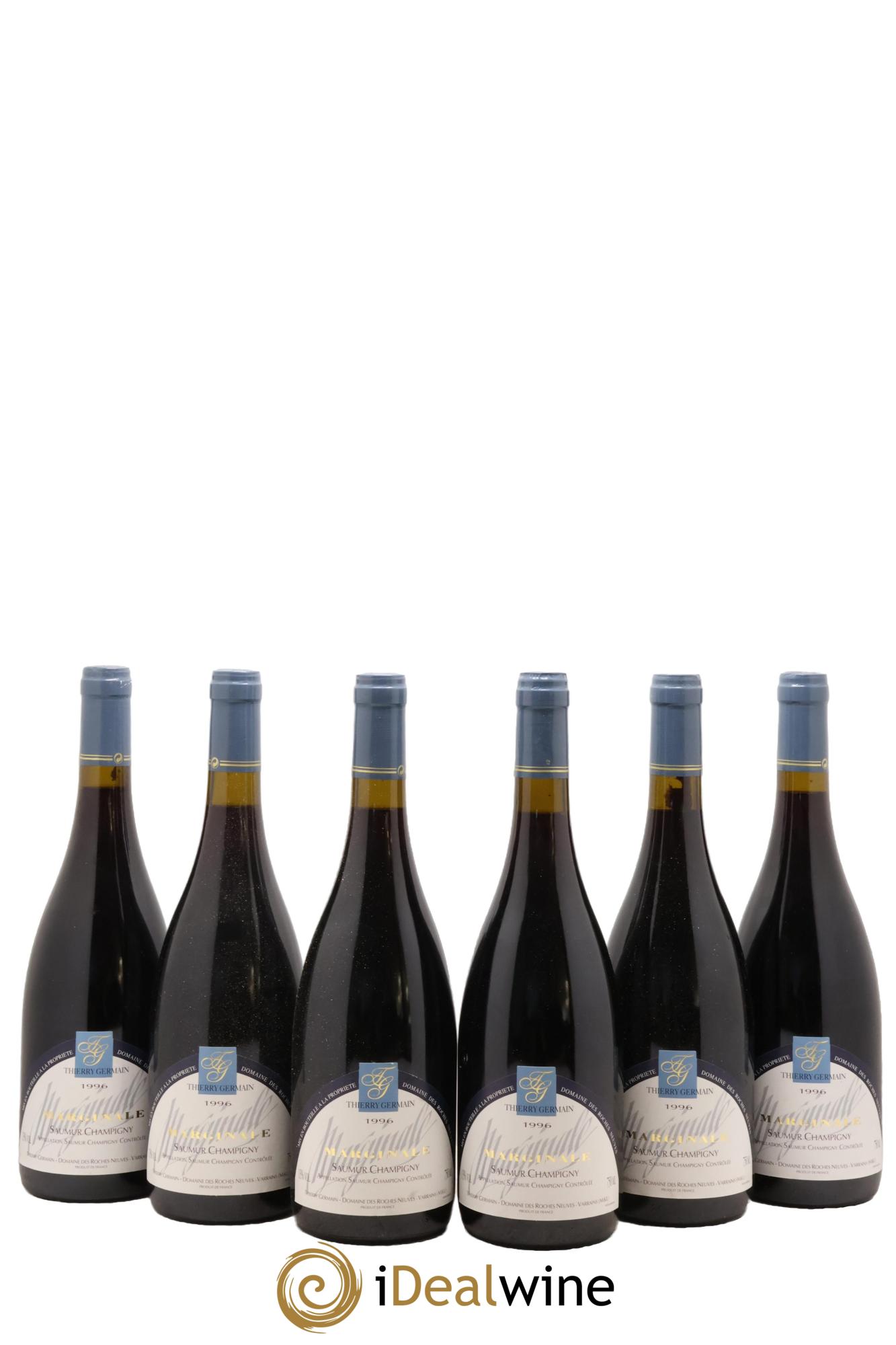 Saumur-Champigny La Marginale Domaine des Roches Neuves - Thierry Germain 1996 - Lotto di 6 bottiglie - 0