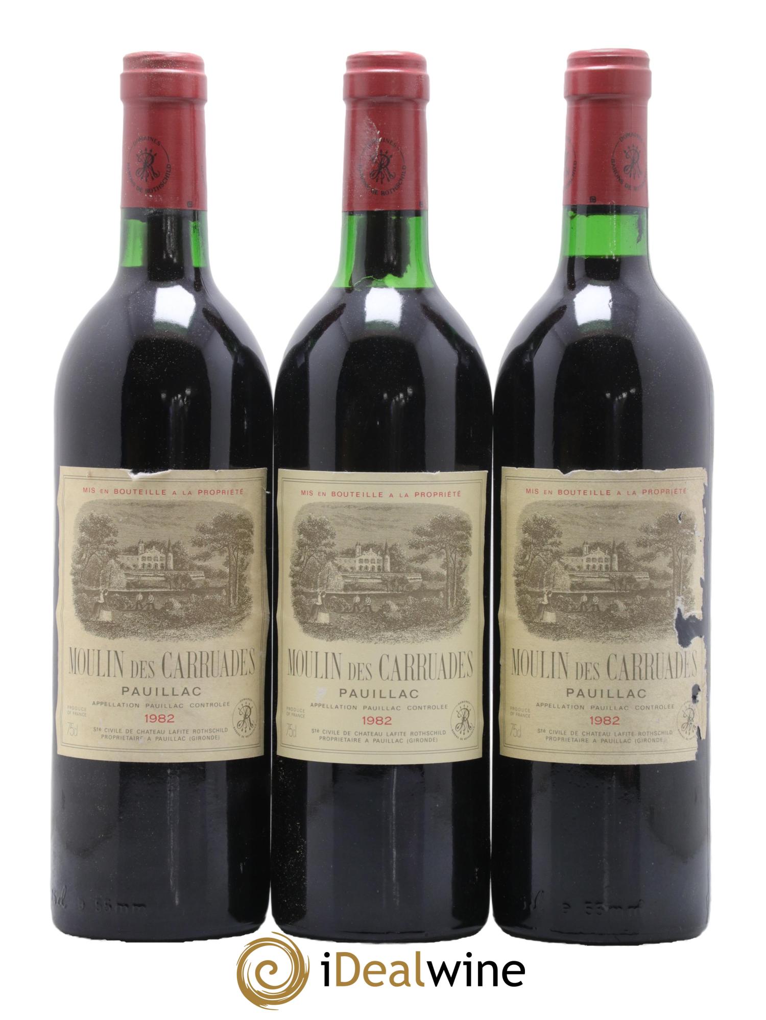 Moulin des Carruades Second Vin 1982 - Lotto di 12 bottiglie - 2