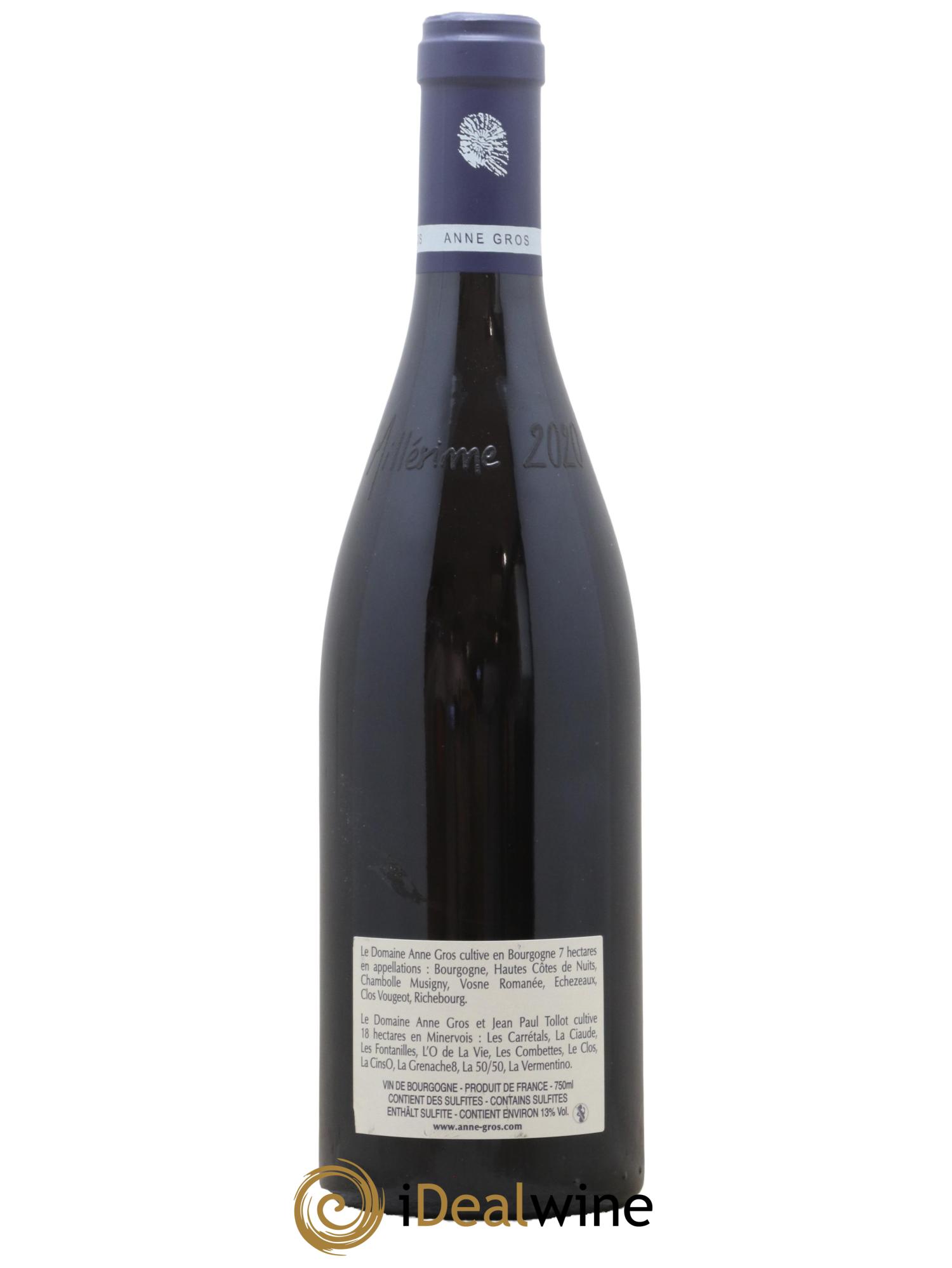 Echezeaux Grand Cru Les Loachausses Anne Gros 2020 - Lotto di 1 bottiglia - 1