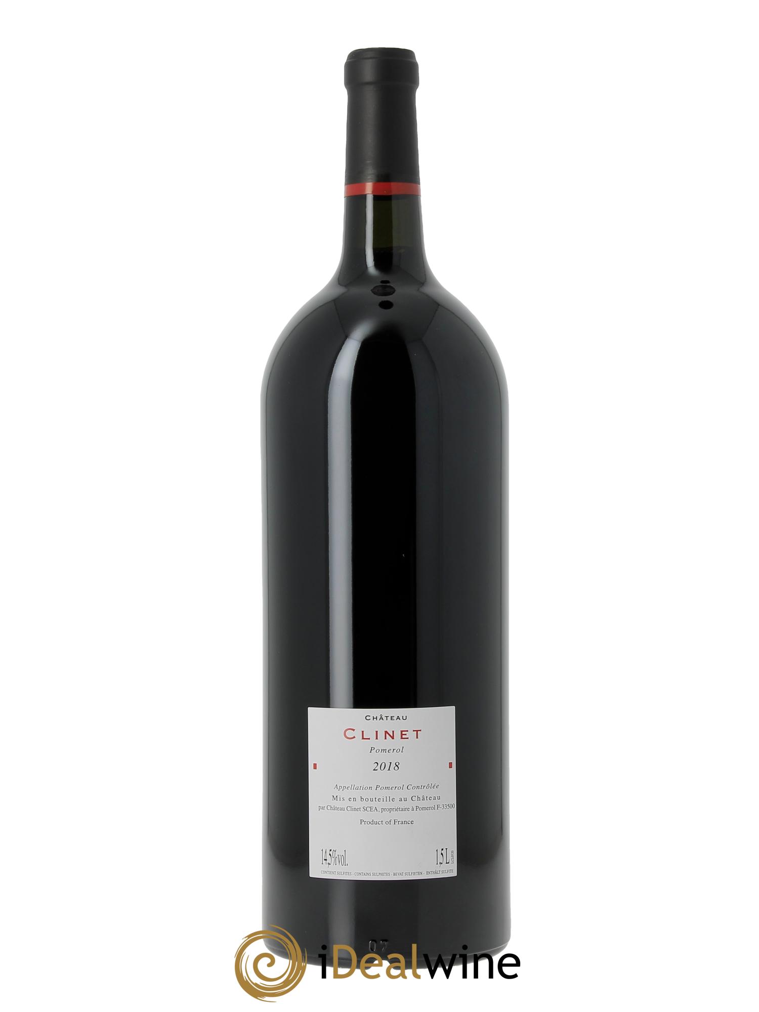 Château Clinet (CBO ˆ partir de 6 mgs) 2018 - Lot de 1 magnum - 1