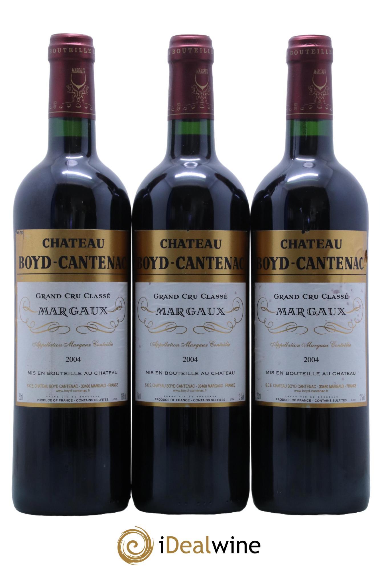 Château Boyd Cantenac 3ème Grand Cru Classé 2004 - Lot of 12 bottles - 4