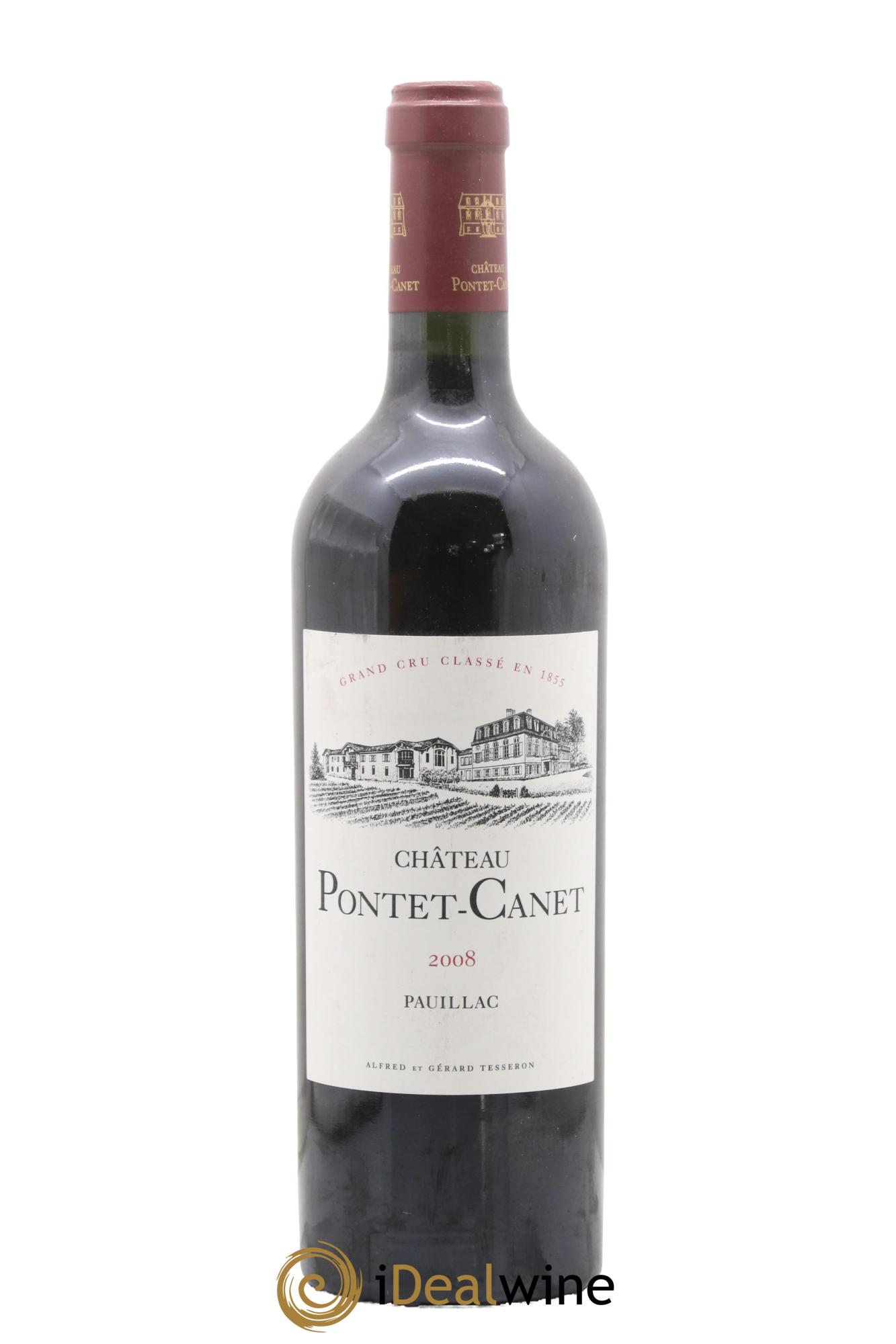 Château Pontet Canet 5ème Grand Cru Classé 2008 - Lot de 1 bouteille - 0