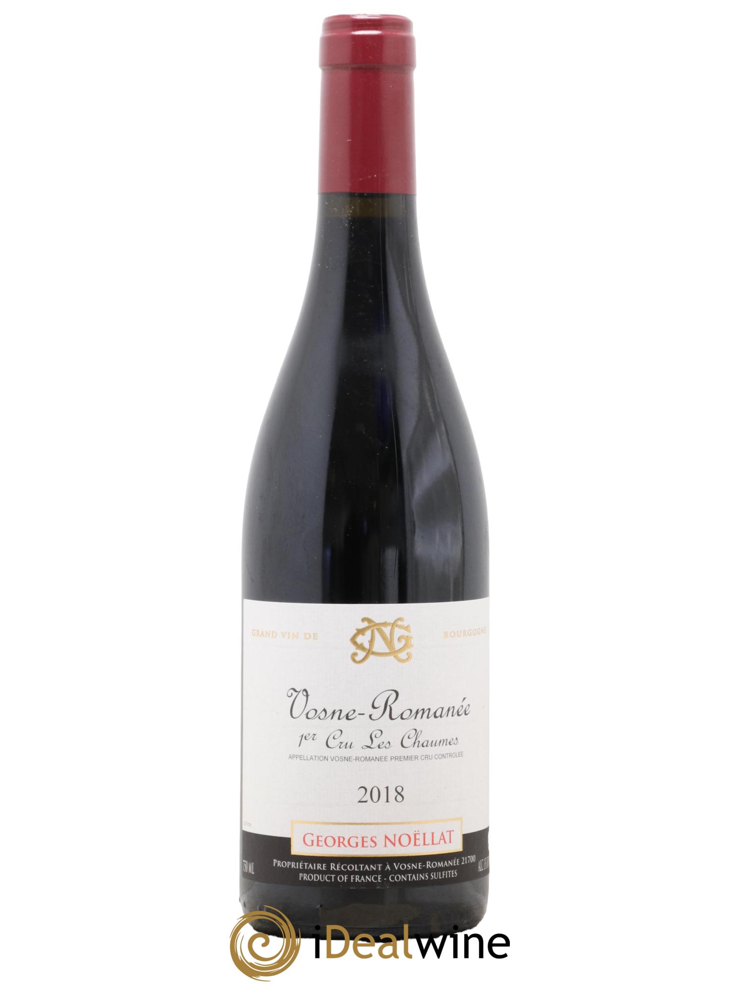 Vosne-Romanée 1er Cru Les Chaumes Georges Noëllat (Domaine) 2018 - Lot de 1 bouteille - 0