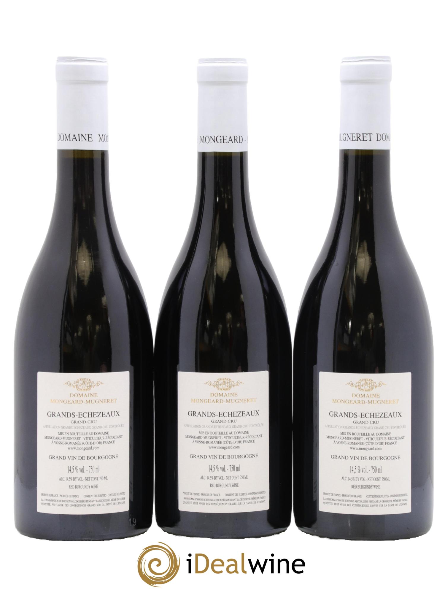 Grands-Echezeaux Grand Cru Mongeard-Mugneret (Domaine) 2019 - Lot de 3 bouteilles - 1