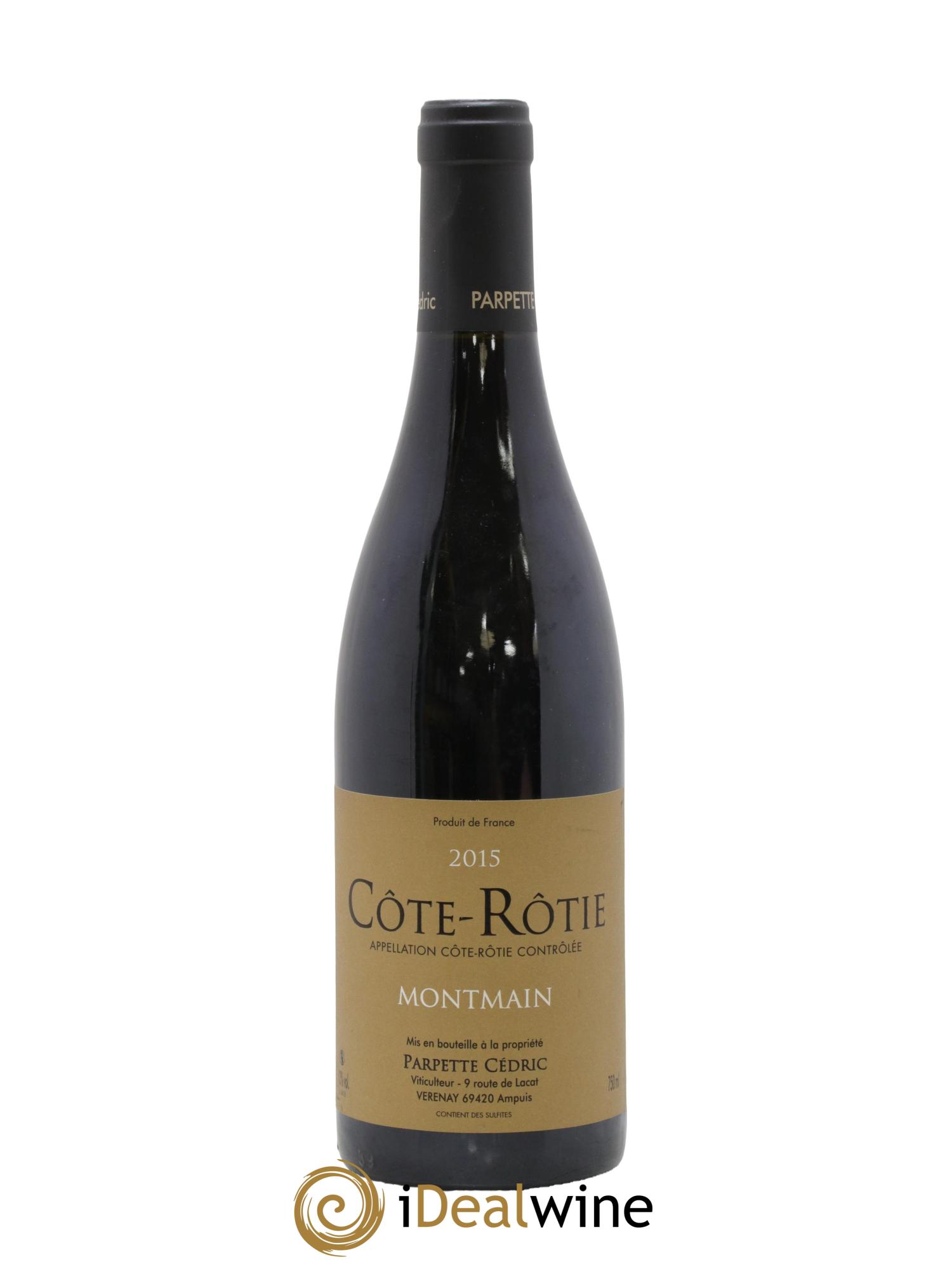 Côte-Rôtie Montmain Domaine Cédric Parpette 2015 - Lot de 1 bouteille - 0