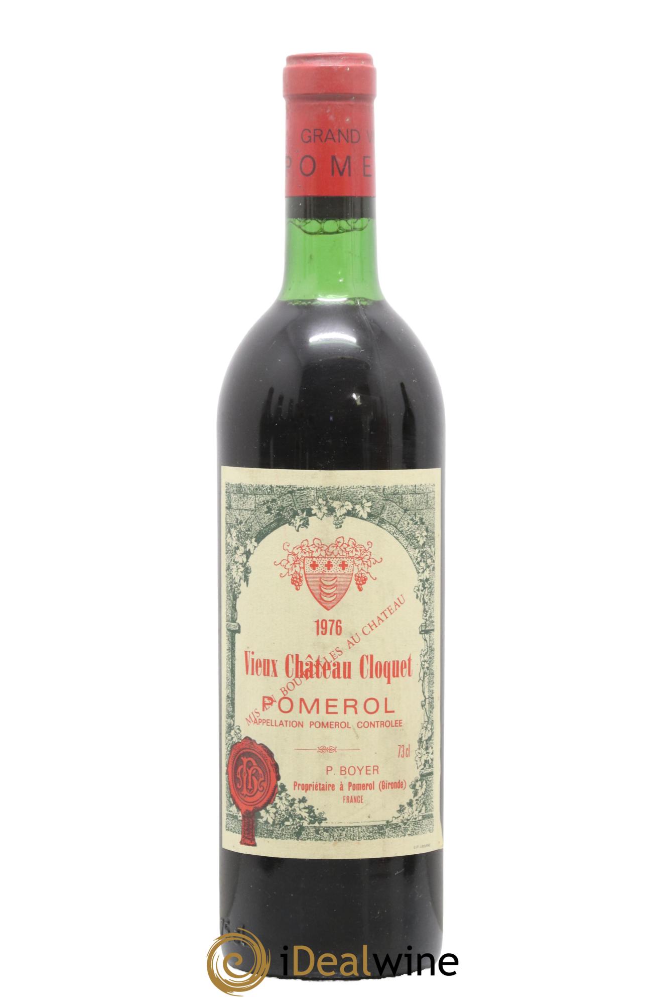 Pomerol Vieux Château Cloquet 1976 - Lot de 1 bouteille - 0