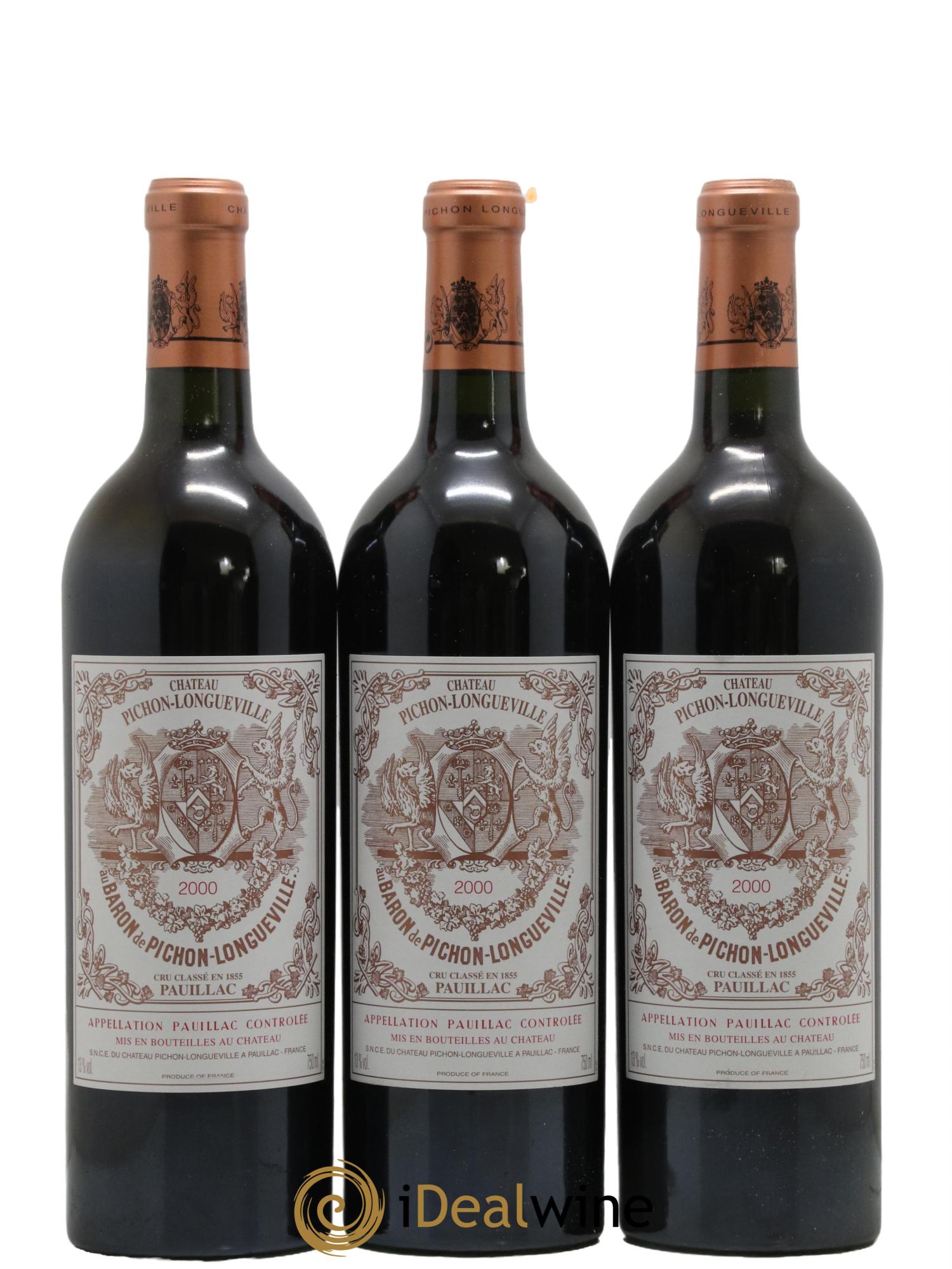 Pichon Longueville Baron 2ème Grand Cru Classé 2000 - Lot of 6 bottles - 2