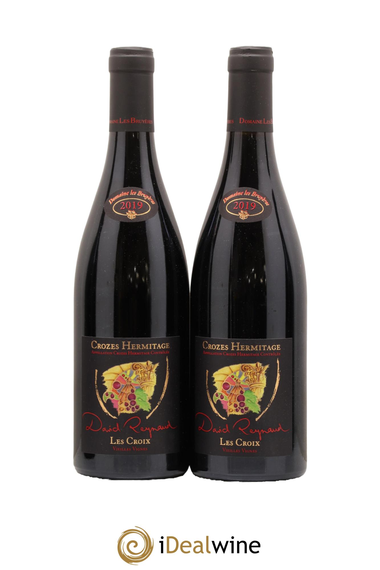 Crozes-Hermitage Les Croix Vieilles vignes David Reynaud 2019 - Lot de 2 bouteilles - 0
