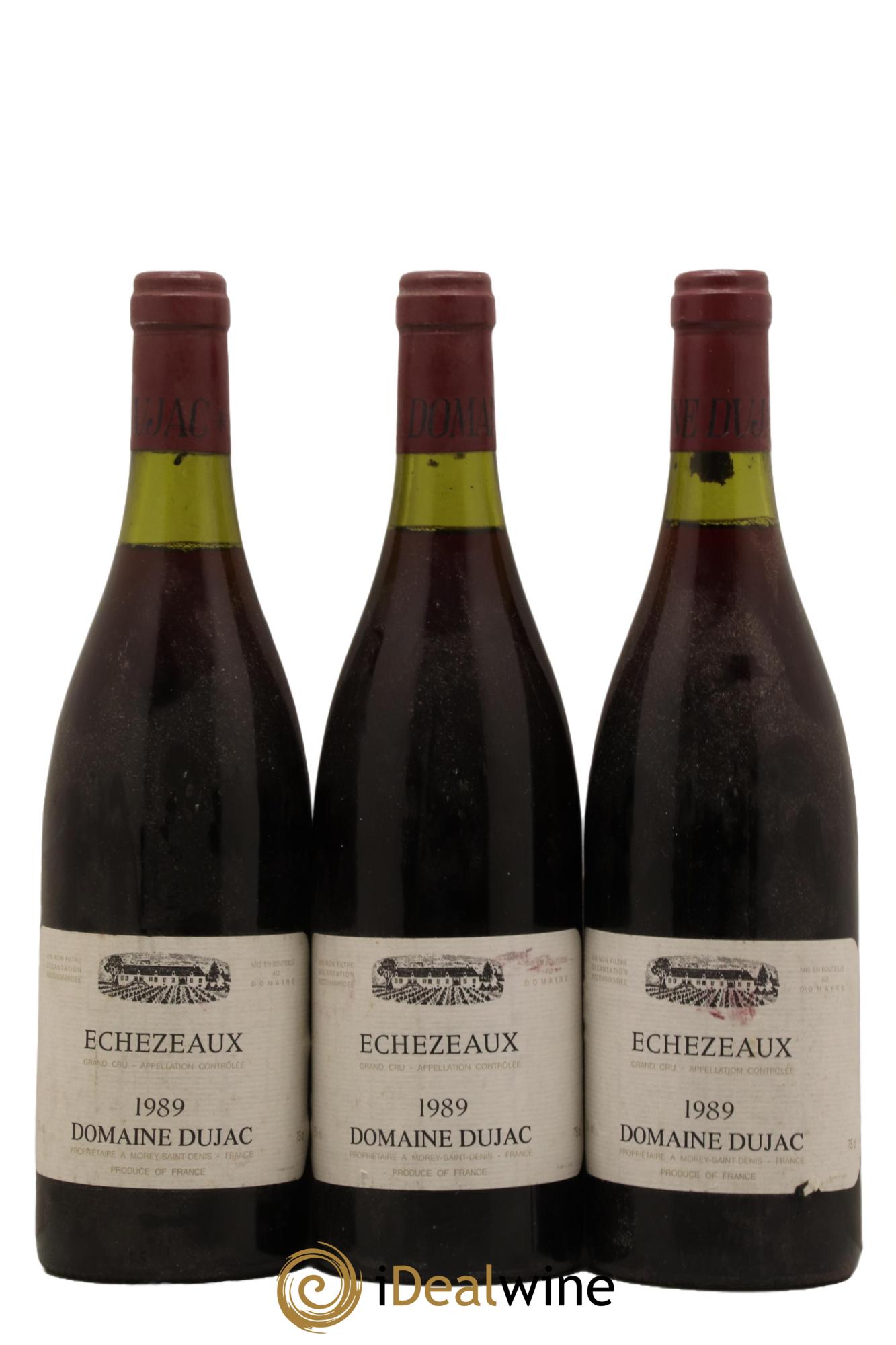 Echezeaux Grand Cru Dujac (Domaine) 1989 - Lot de 3 bouteilles - 0