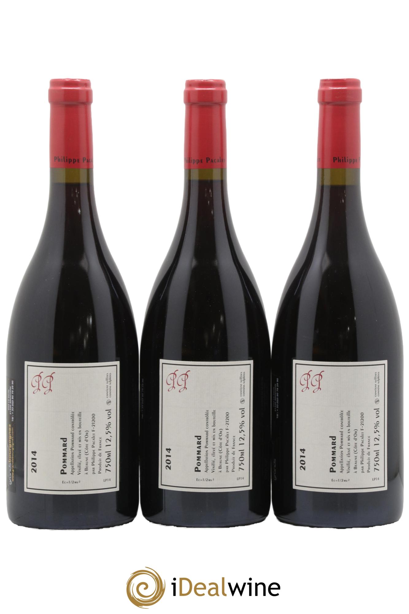 Pommard Philippe Pacalet 2014 - Lotto di 3 bottiglie - 1
