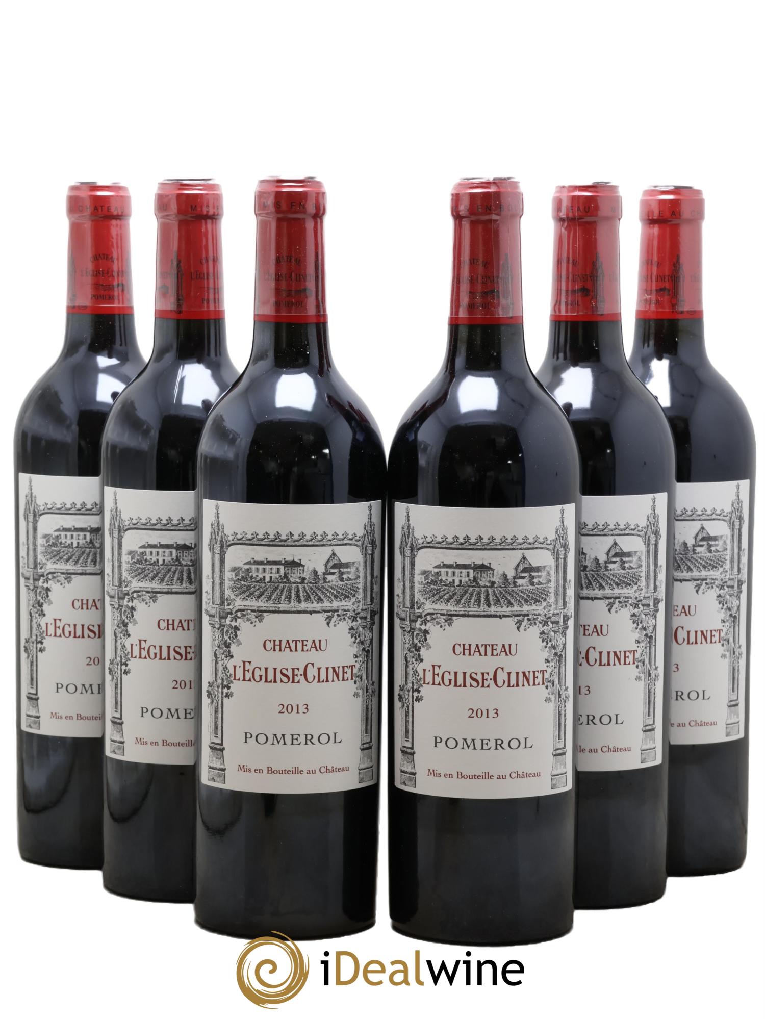 Château l' Église Clinet 2013 - Lotto di 6 bottiglie - 0