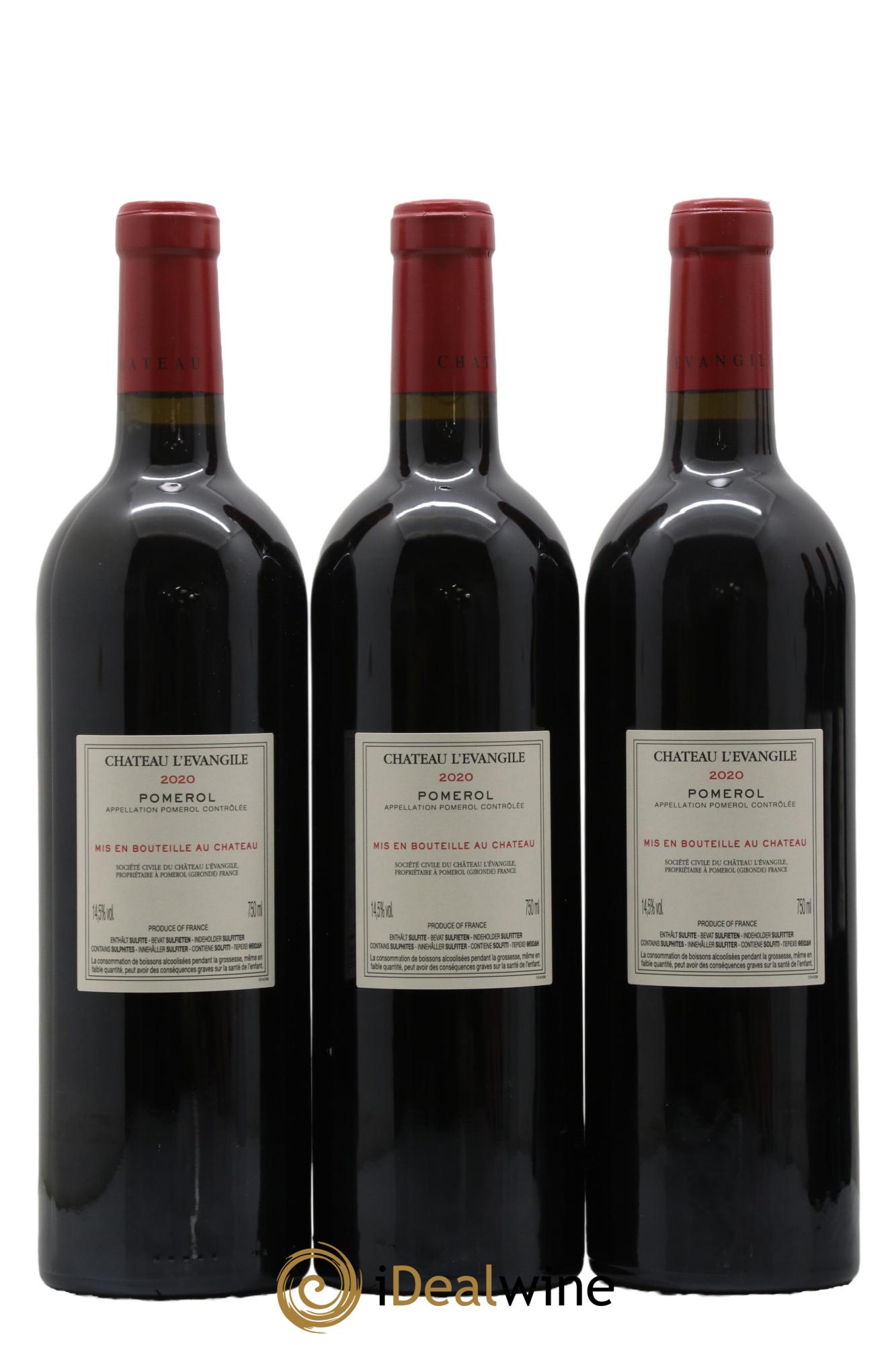 Château l' Évangile  2020 - Posten von 6 Flaschen - 4