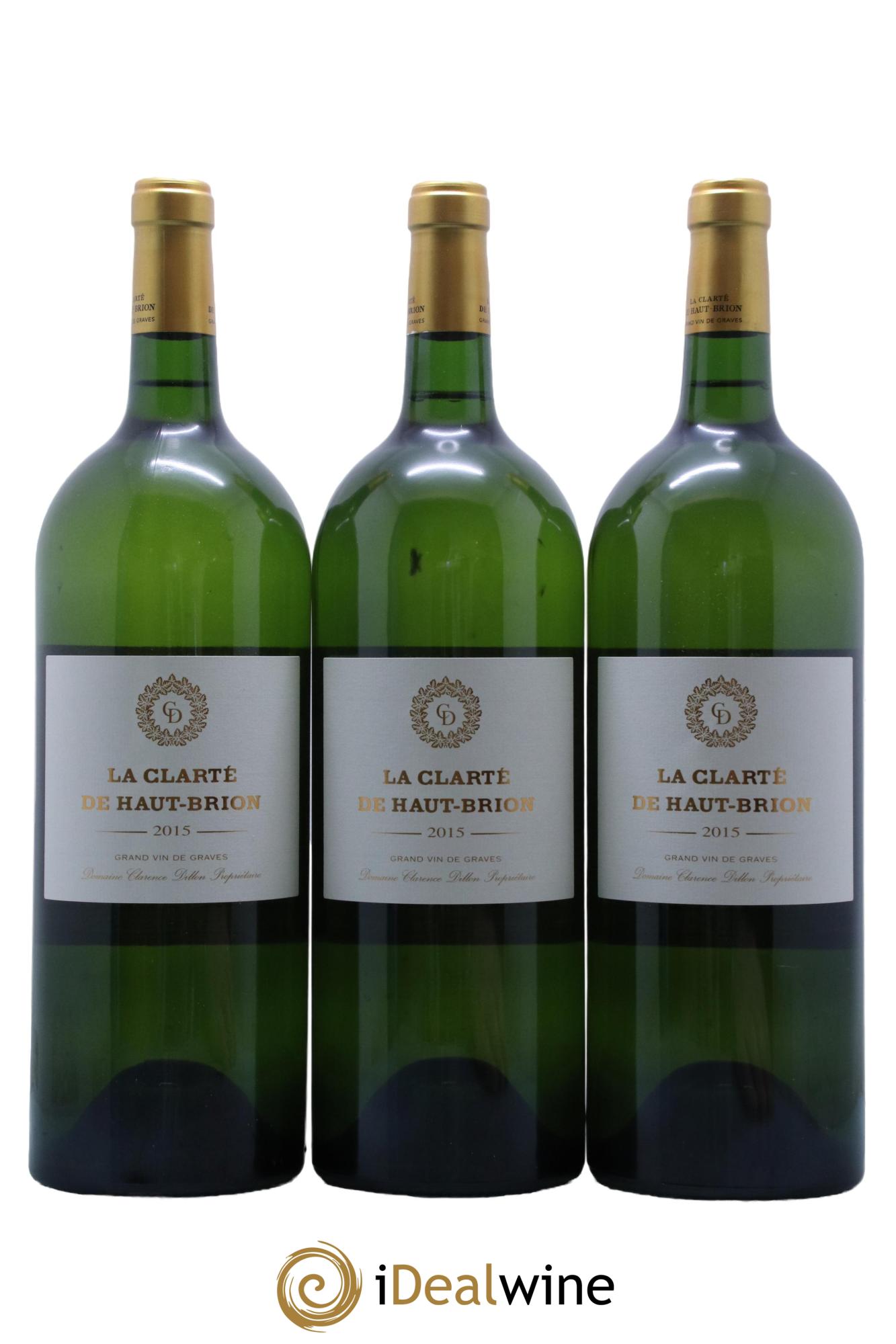 La Clarté de Haut Brion Second Vin  2015 - Lot de 3 magnums - 1