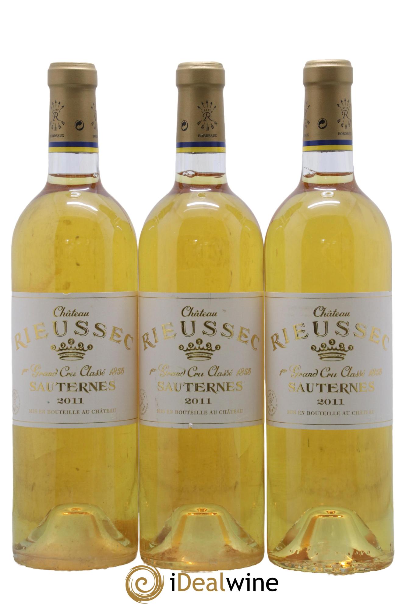 Château Rieussec 1er Grand Cru Classé 2011 - Posten von 3 Flaschen - 0