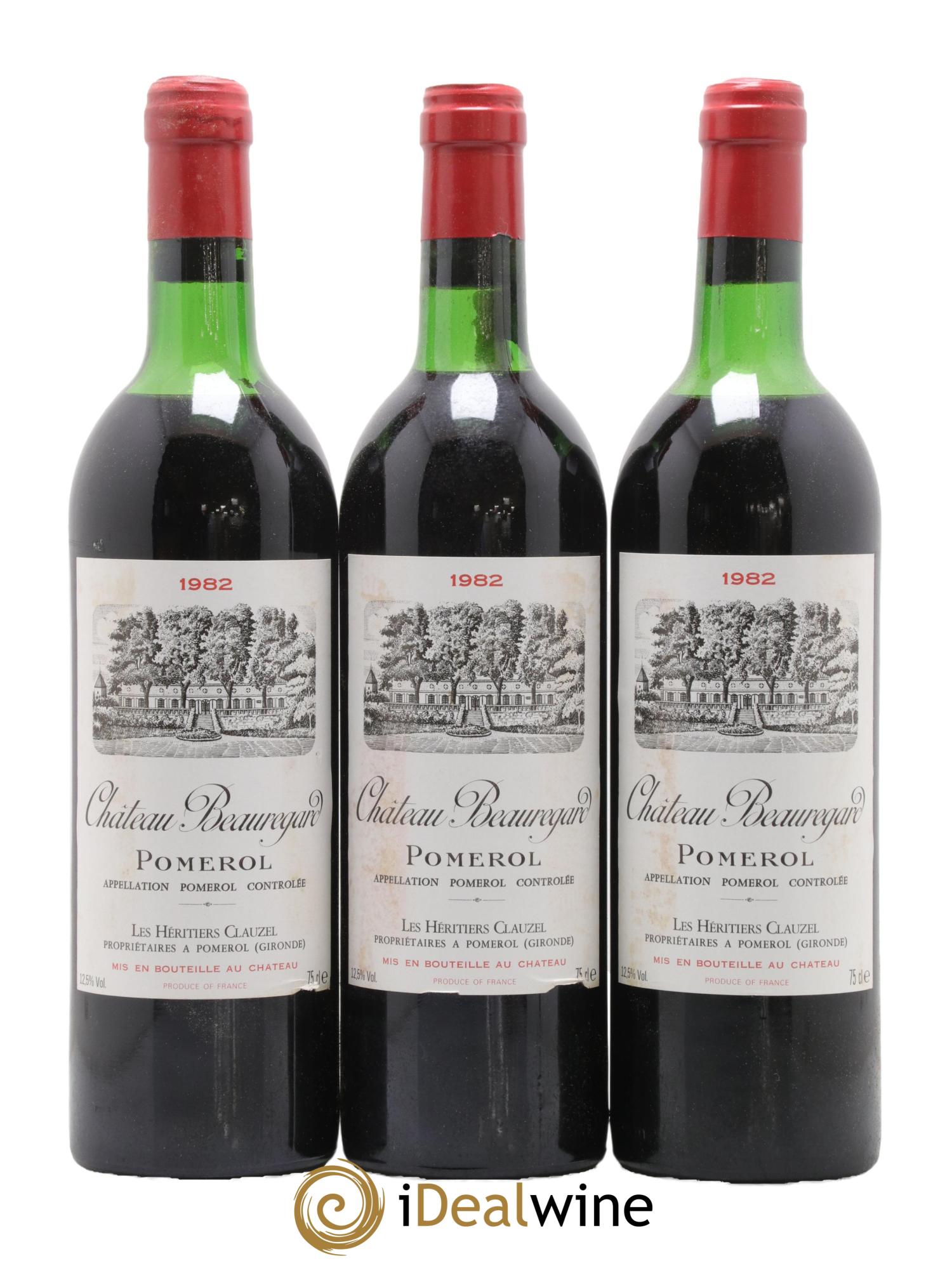 Château Beauregard 1982 - Posten von 12 Flaschen - 2