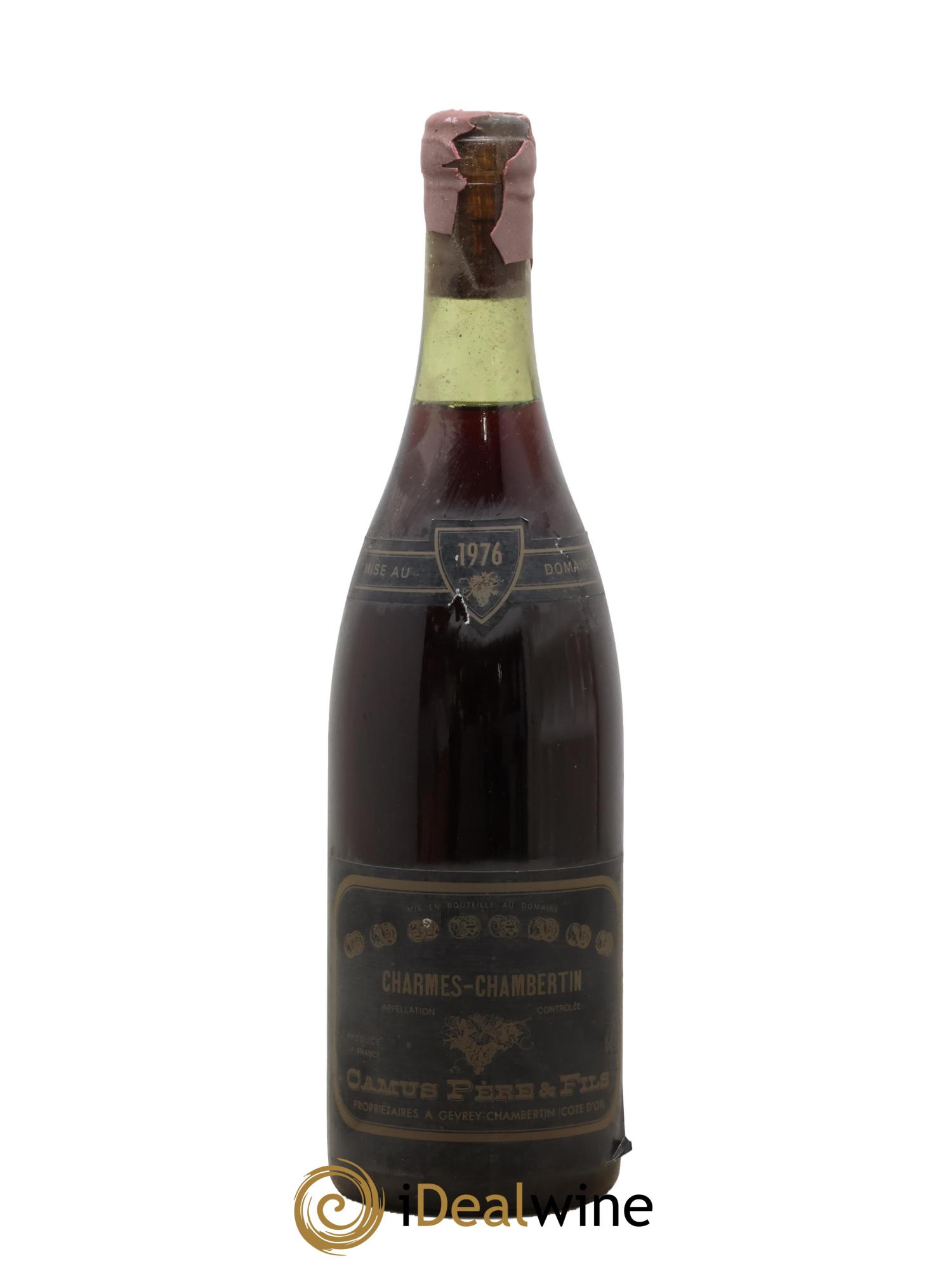 Charmes-Chambertin Grand Cru Camus Père et Fils (Domaine) 1976 - Lot de 1 bouteille - 0