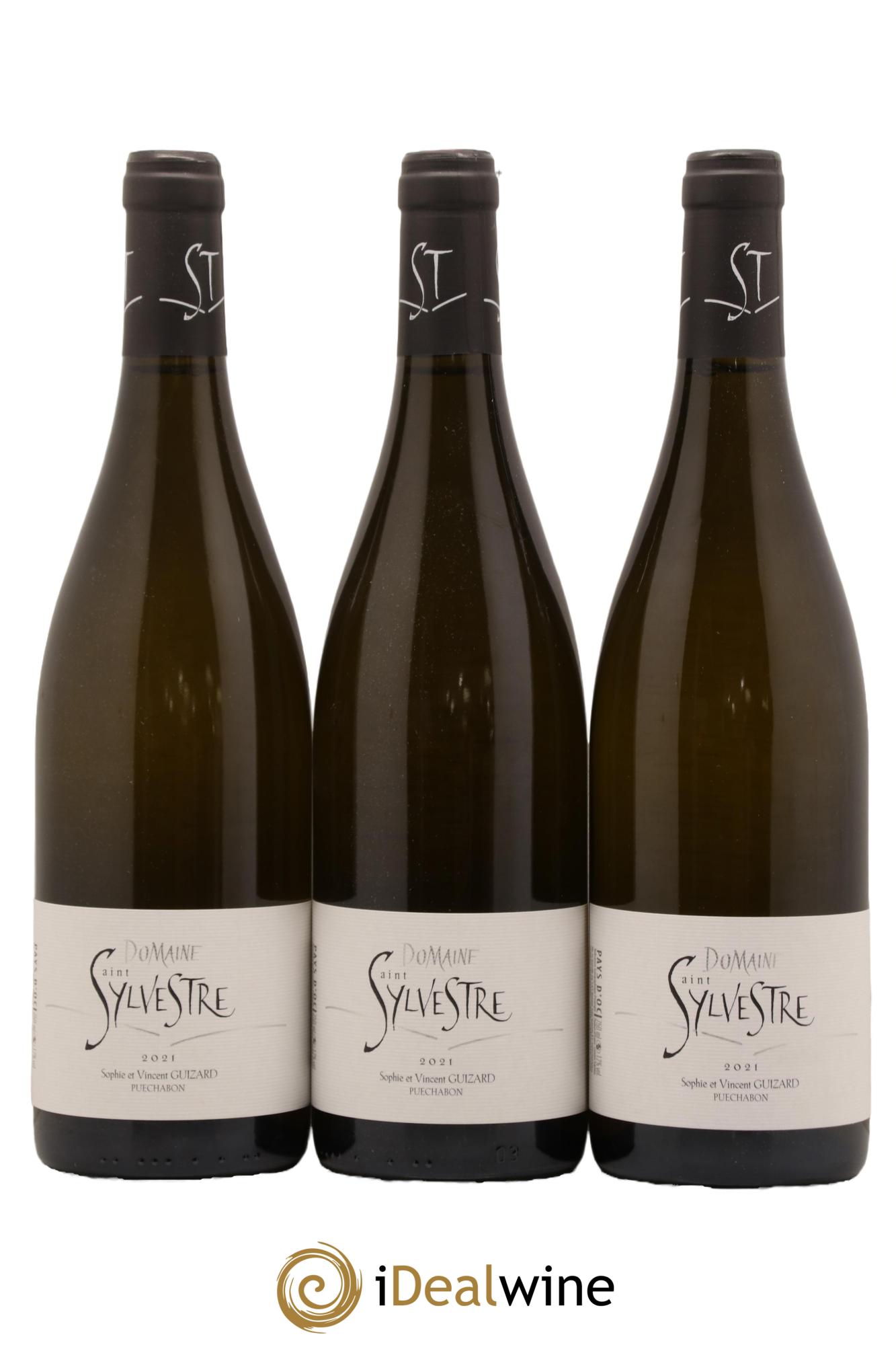Vin de France IGP Pays D'Oc Domaine St Sylvestre 2021 - Lot de 3 bouteilles - 0