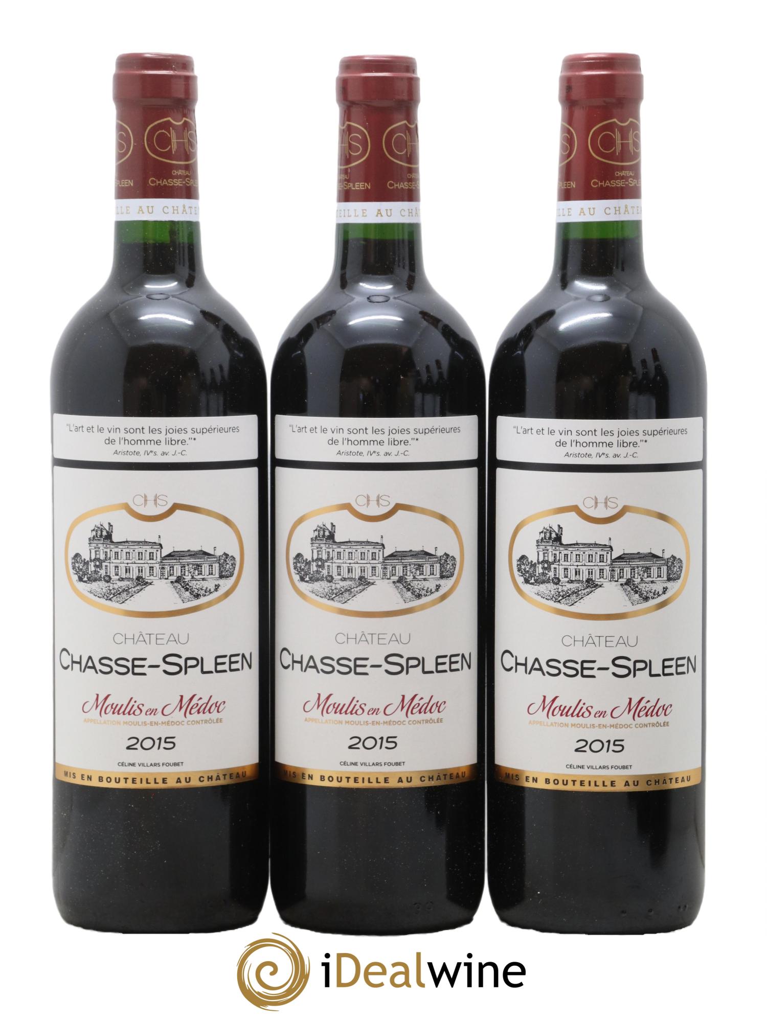 Château Chasse Spleen 2015 - Lot de 6 bouteilles - 2
