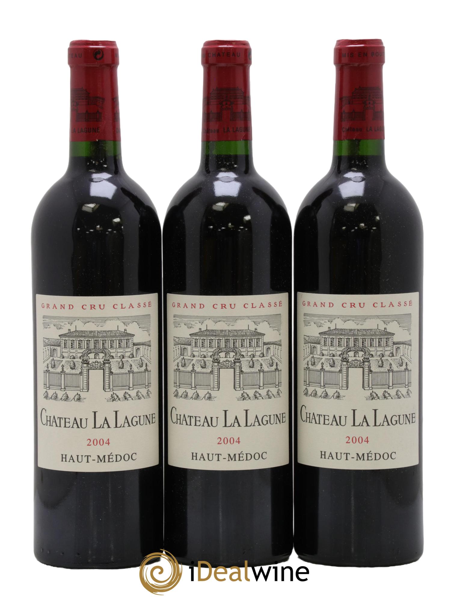 Château la Lagune 3ème Grand Cru Classé 2004 - Lot de 3 bouteilles - 0