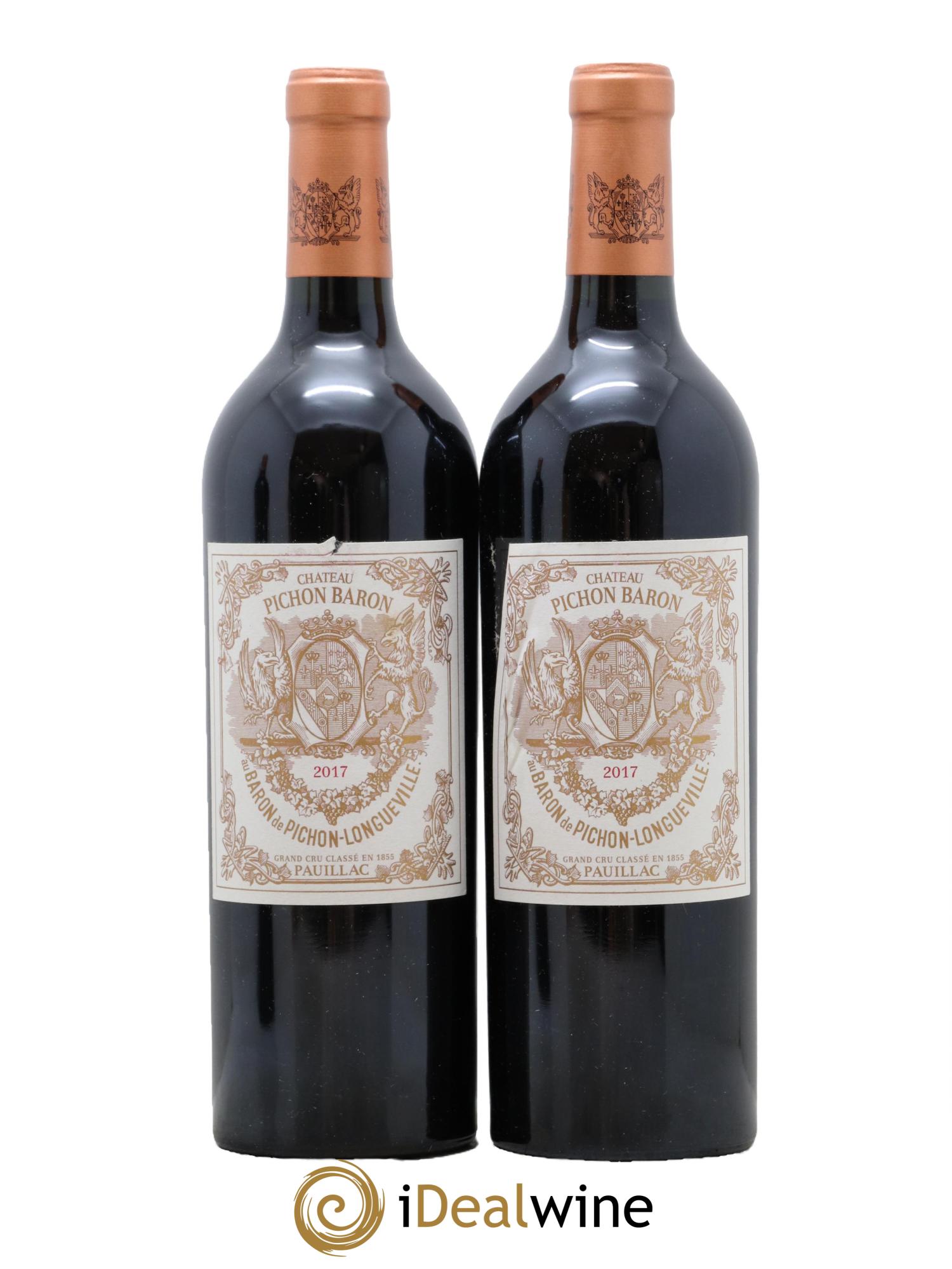 Pichon Longueville Baron 2ème Grand Cru Classé 2017 - Lot de 2 bouteilles - 0