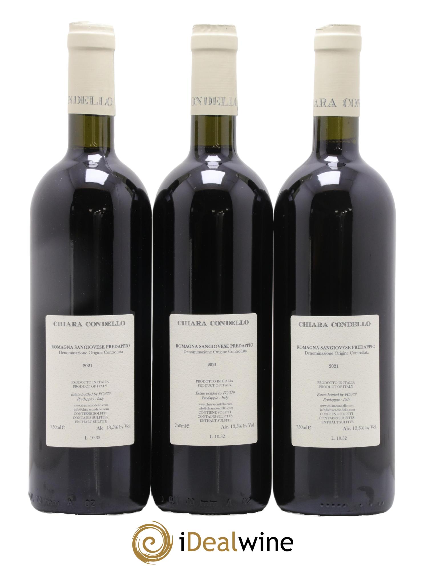 Sangiovese di Romagna Predappio DOC Chiara Condello 2021 - Posten von 6 Flaschen - 4