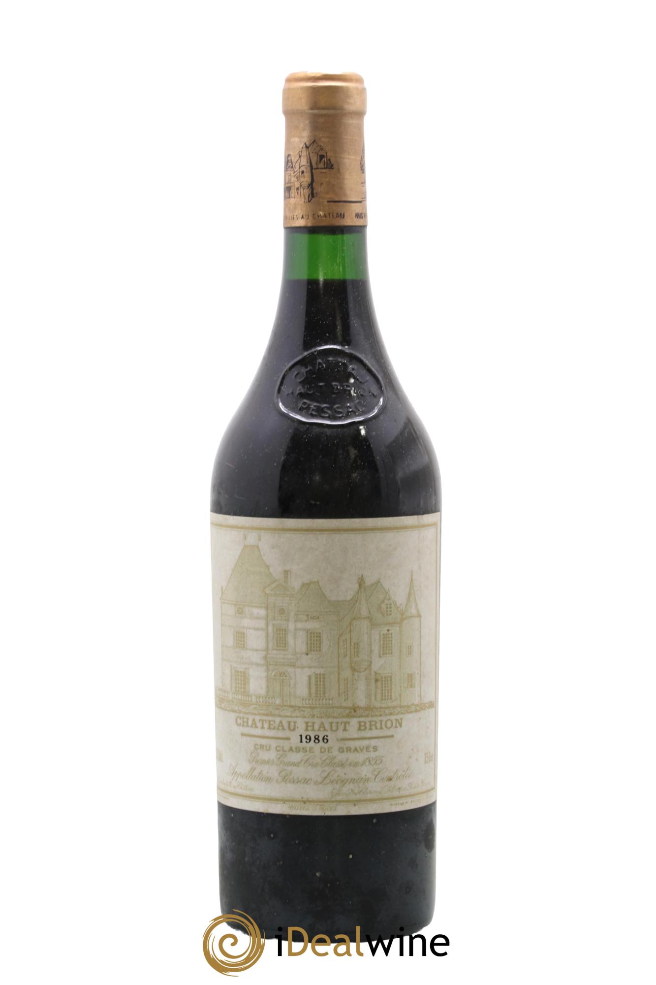 Château Haut Brion 1er Grand Cru Classé 1986 - Posten von 1 Flasche - 0