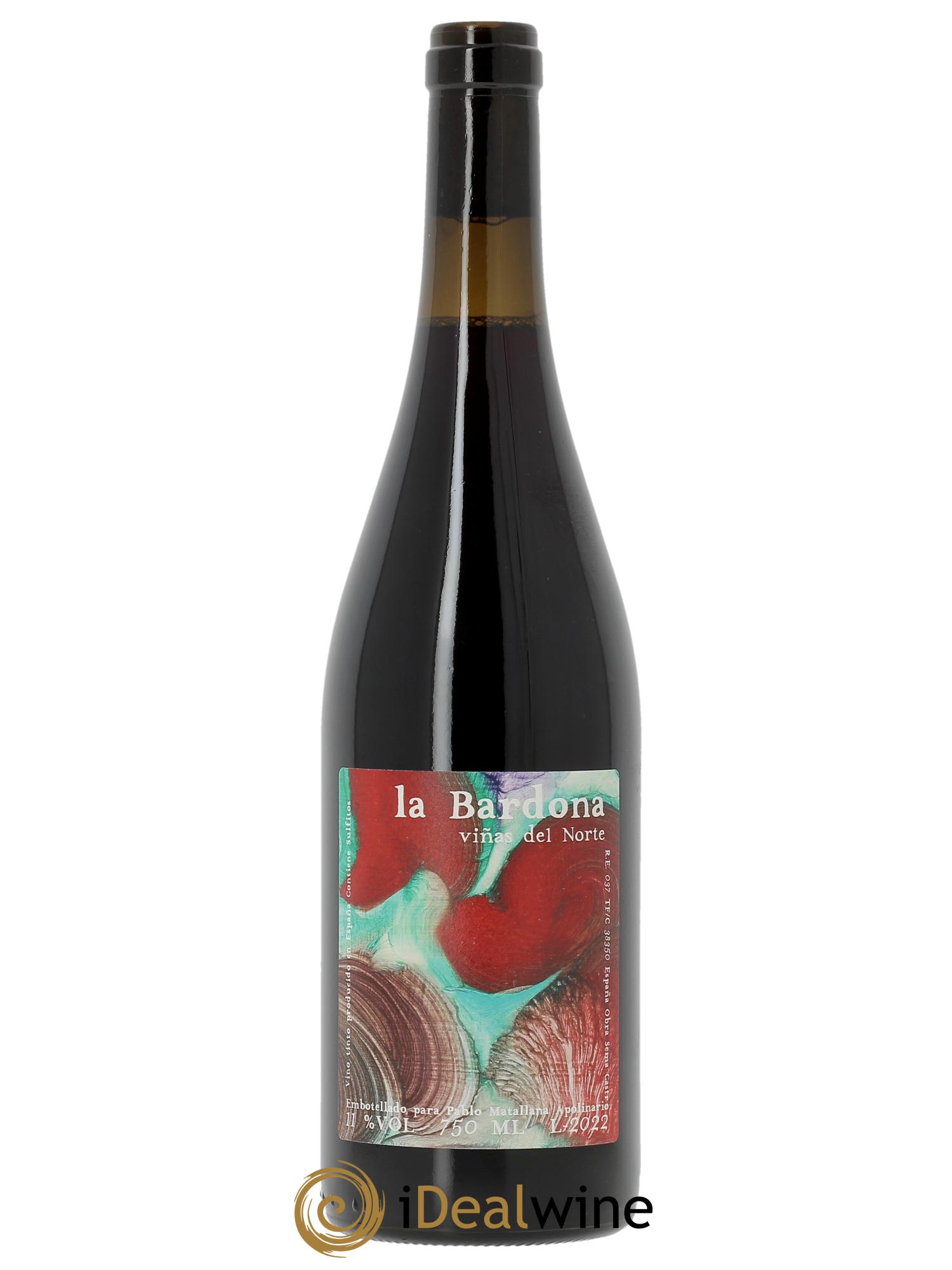 Valle de la Orotava DO Taro Vinícola - Pablo Matallana La Bardona Viñas Trenzadas  2022 - Lot de 1 bouteille - 0