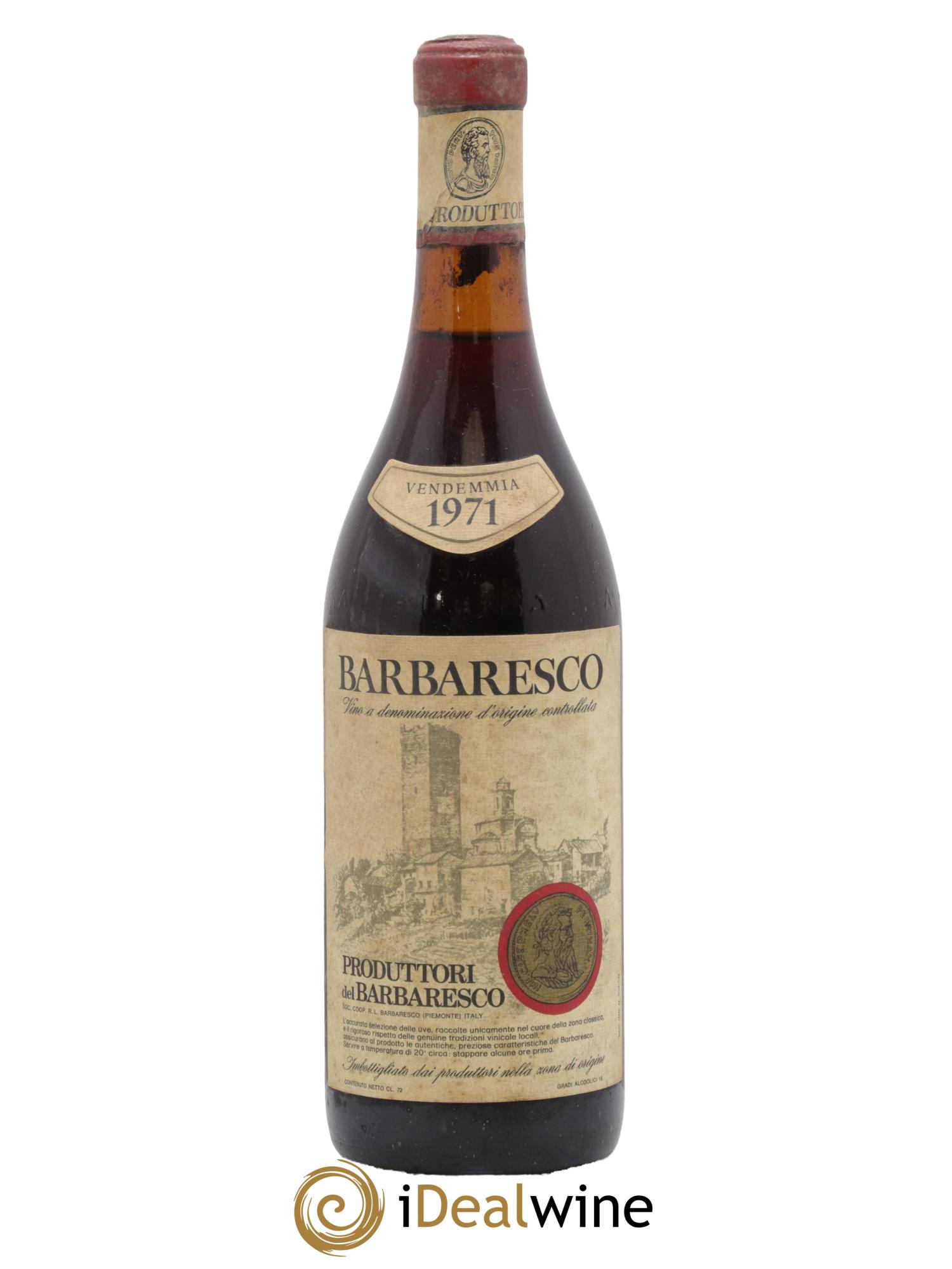 Barbaresco DOCG Produttori del Barbaresco 1971 - Lot de 1 bouteille - 0