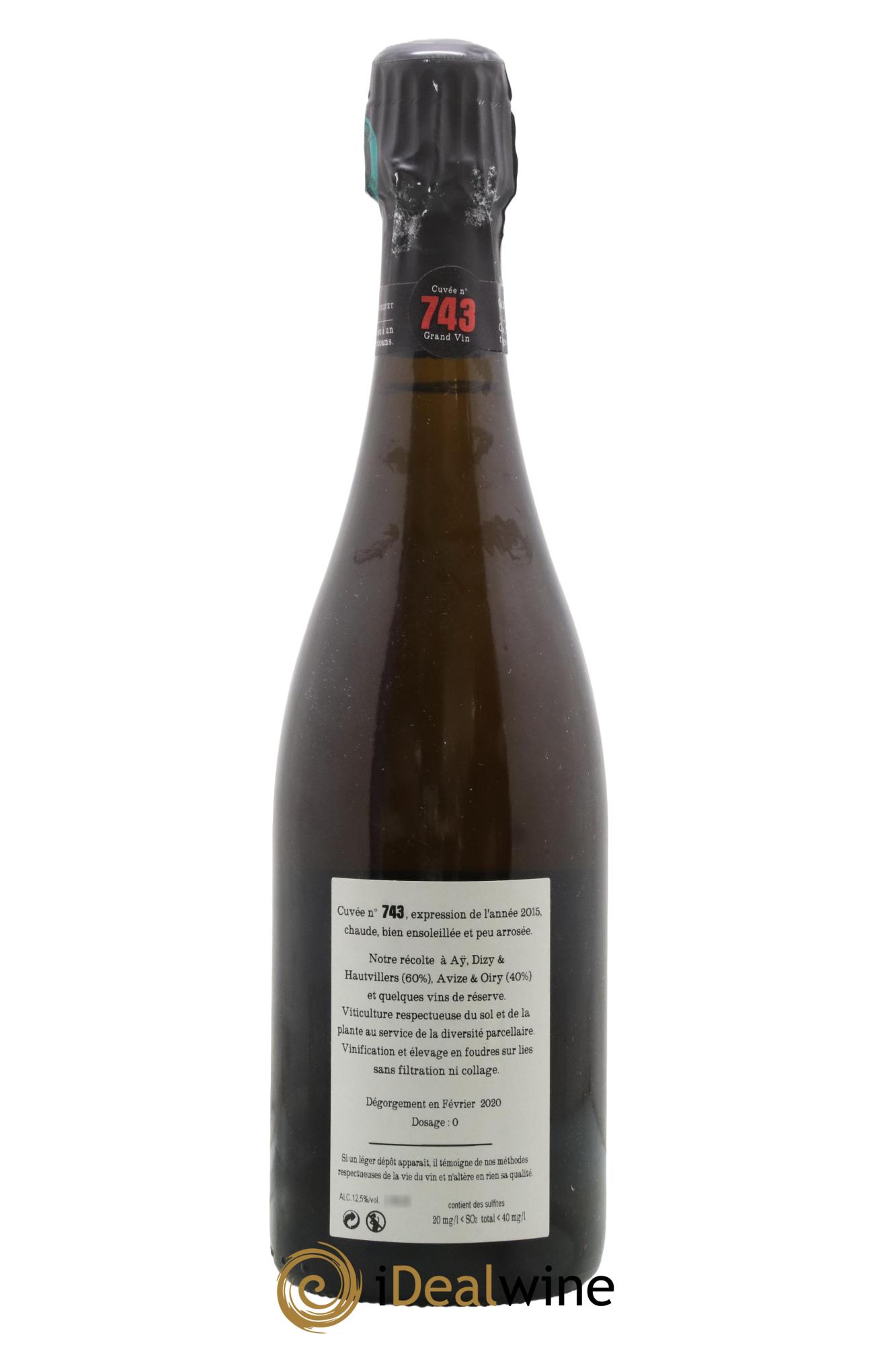 Cuvée 743 Extra-Brut Jacquesson - Lotto di 1 bottiglia - 1