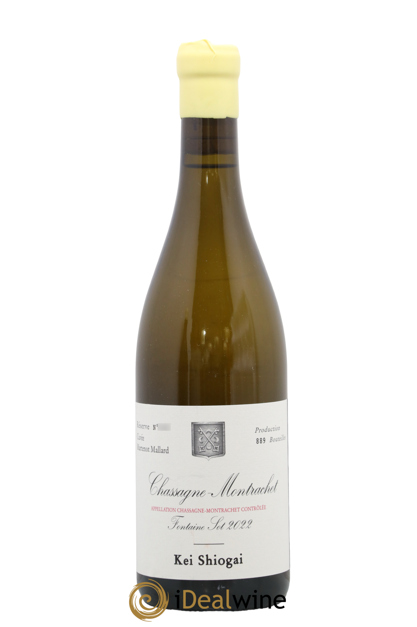 Chassagne-Montrachet Fontaine Sot cuvée Martenot Mallard Kei Shiogai 2022 - Lot of 1 bottle - 0